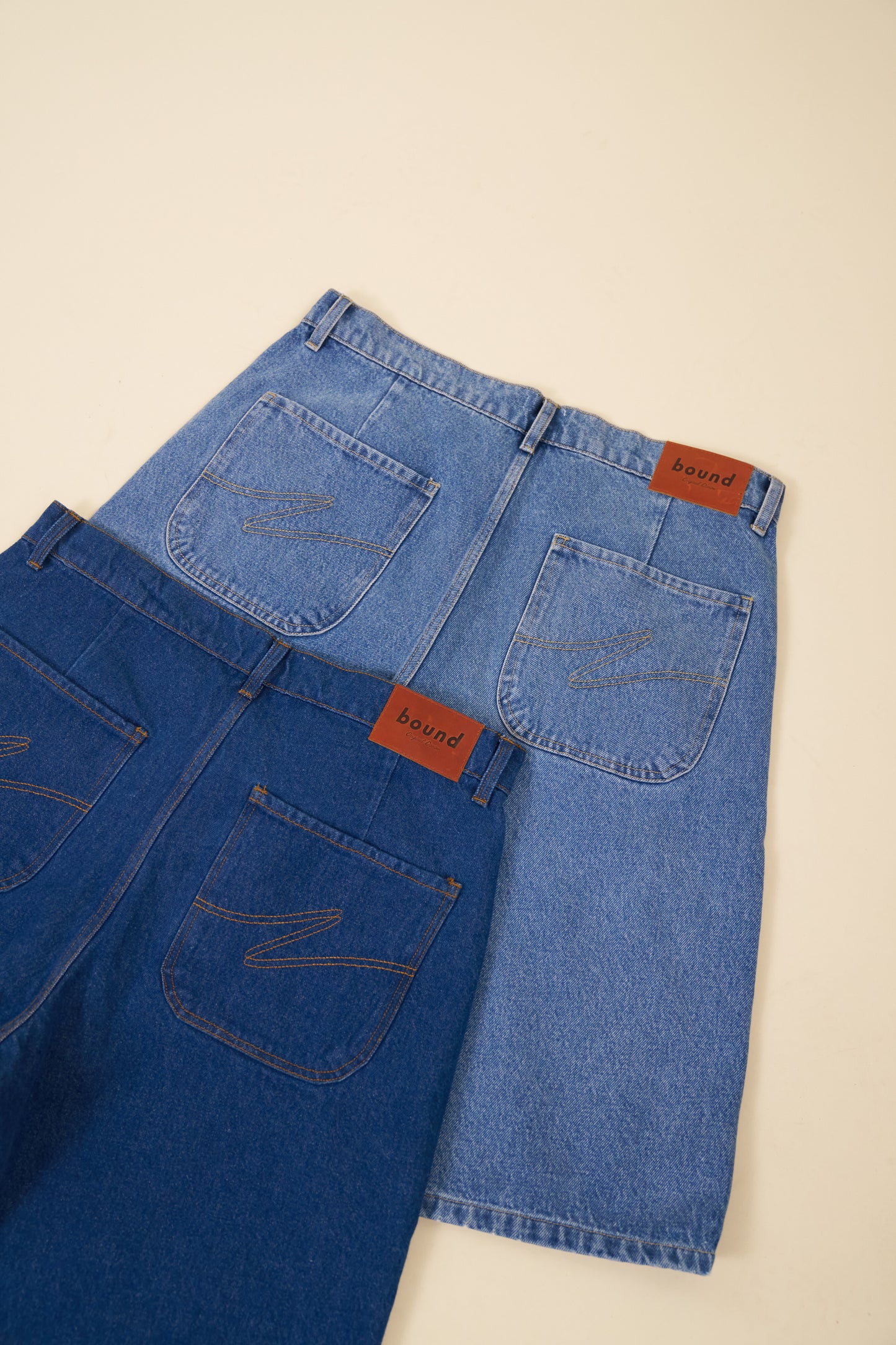 UNION DENIM JORTS - LIGHT BLUE