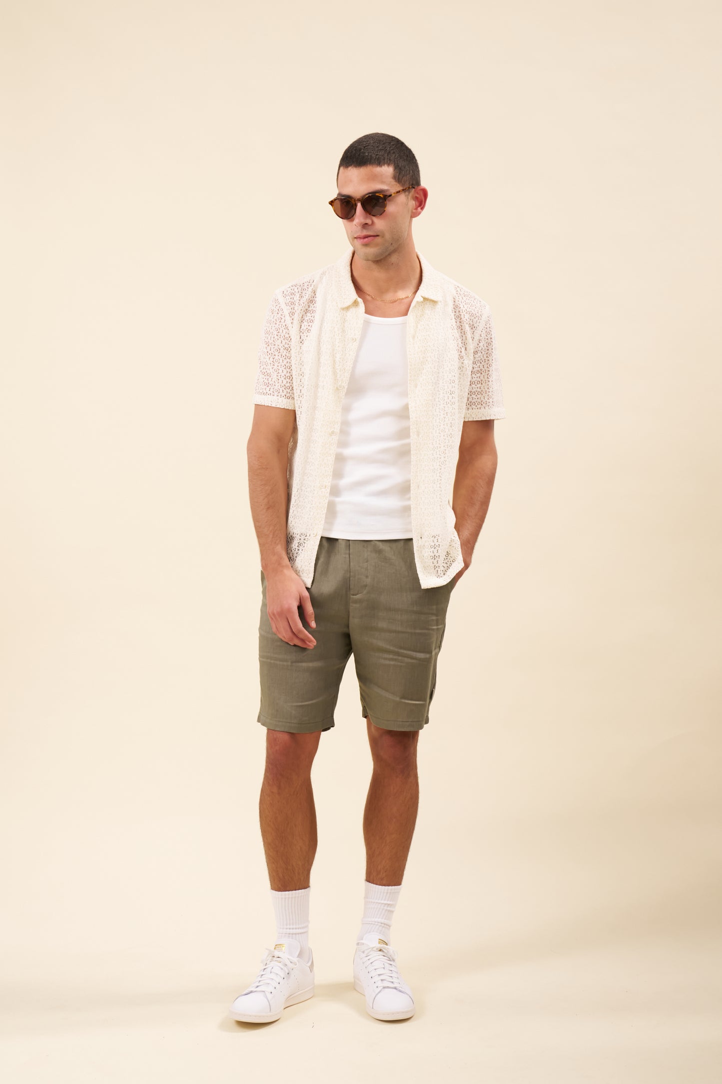 SUSTAIN WHITE CROCHET VEST