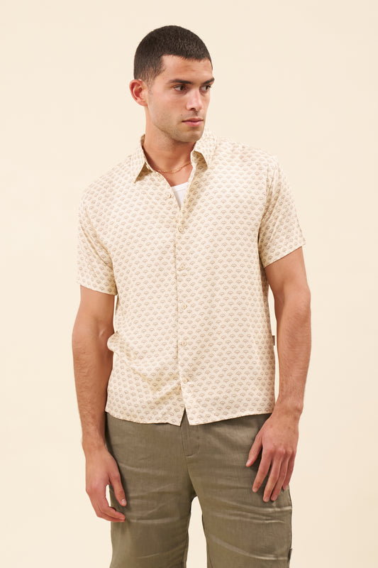 HENNA RAYON SHIRT - CREAM