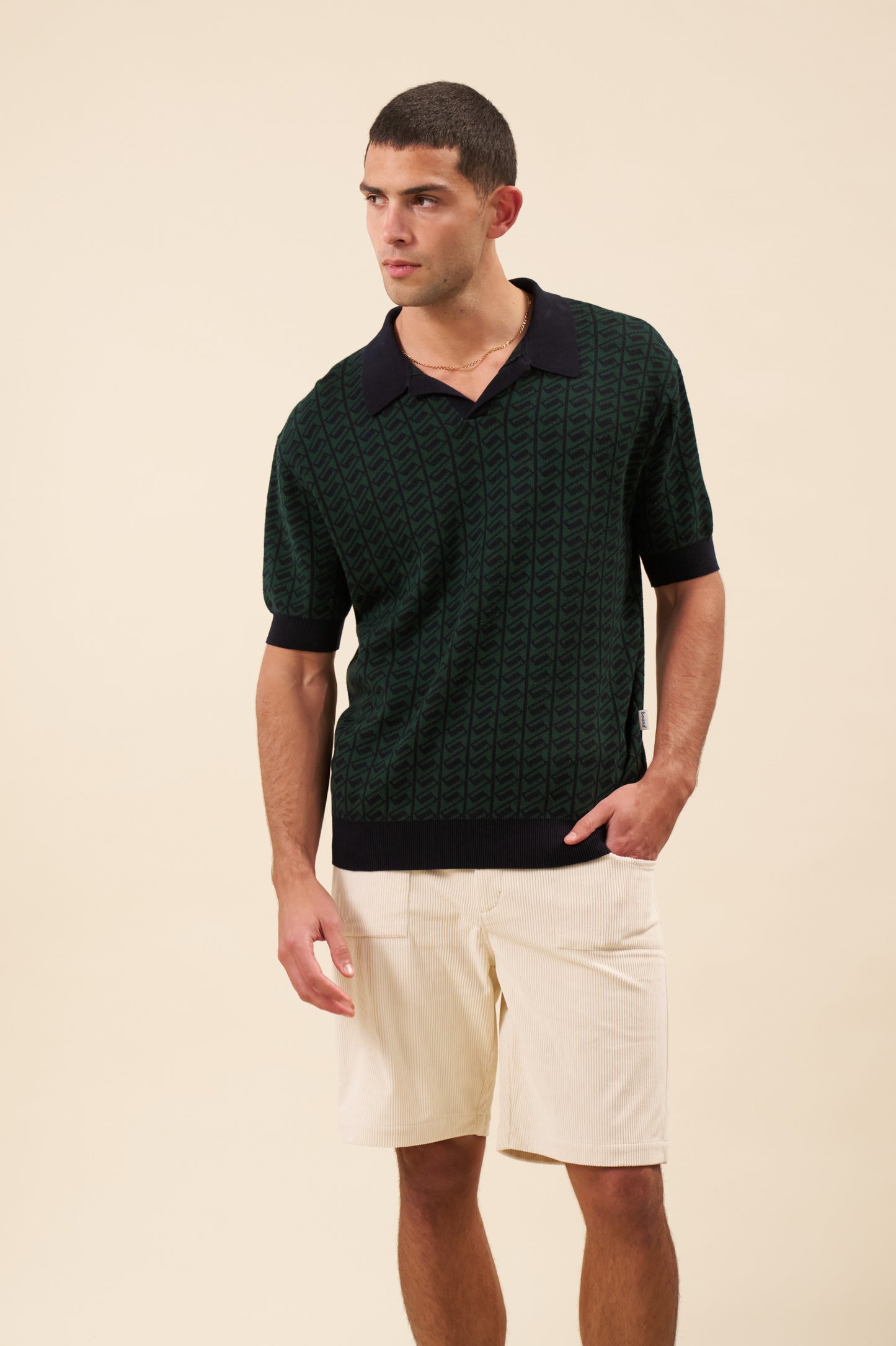 CORD CARPENTER SHORTS - BARLEY CREAM