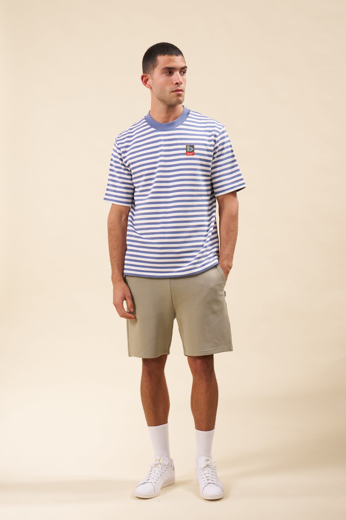 PIQUE WAFFLE SHORTS - SAGE