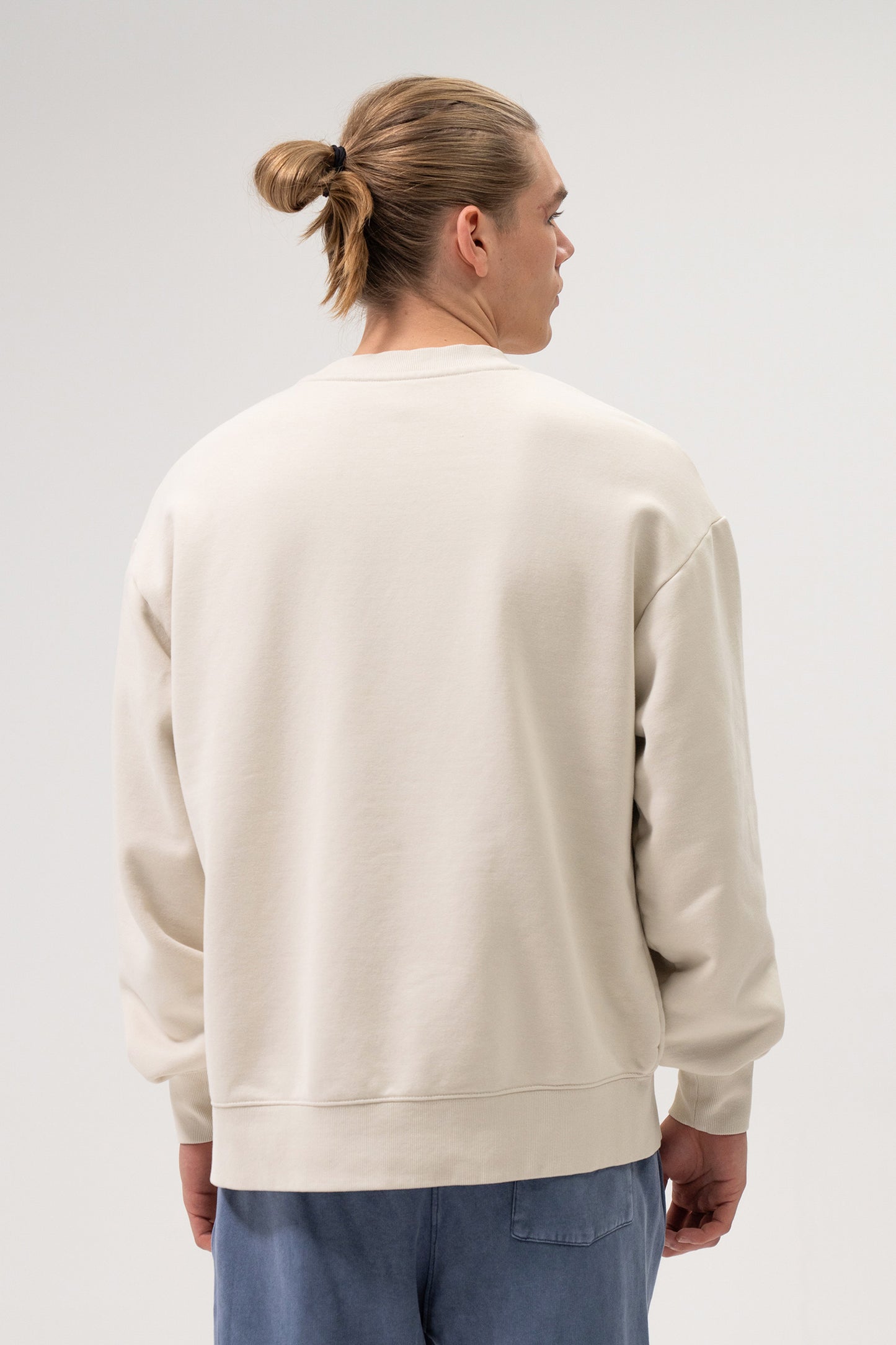 ALPINE RETRO WASHED SWEATER - CREAM