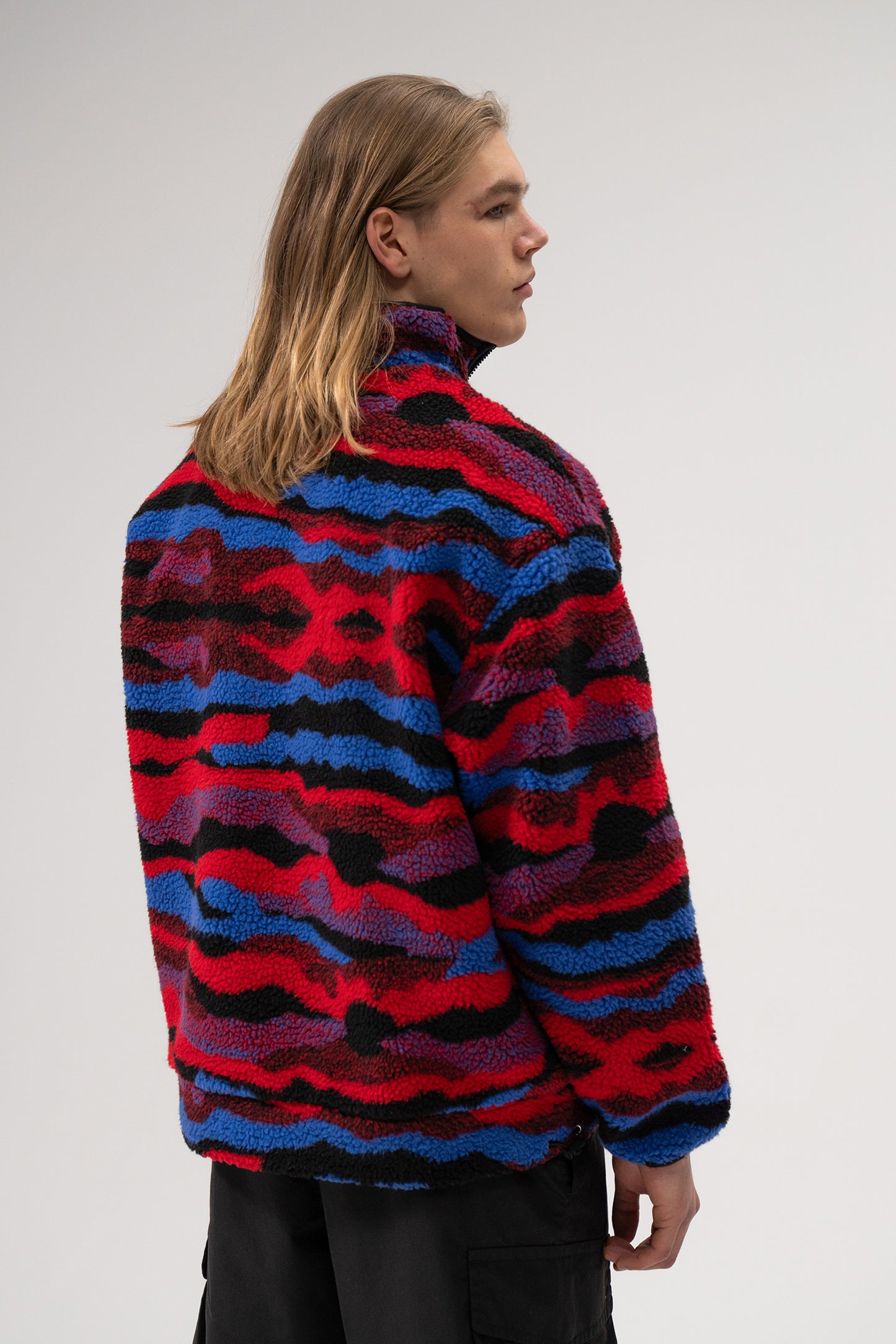 CAMO RETRO PATTERNED FLEECE