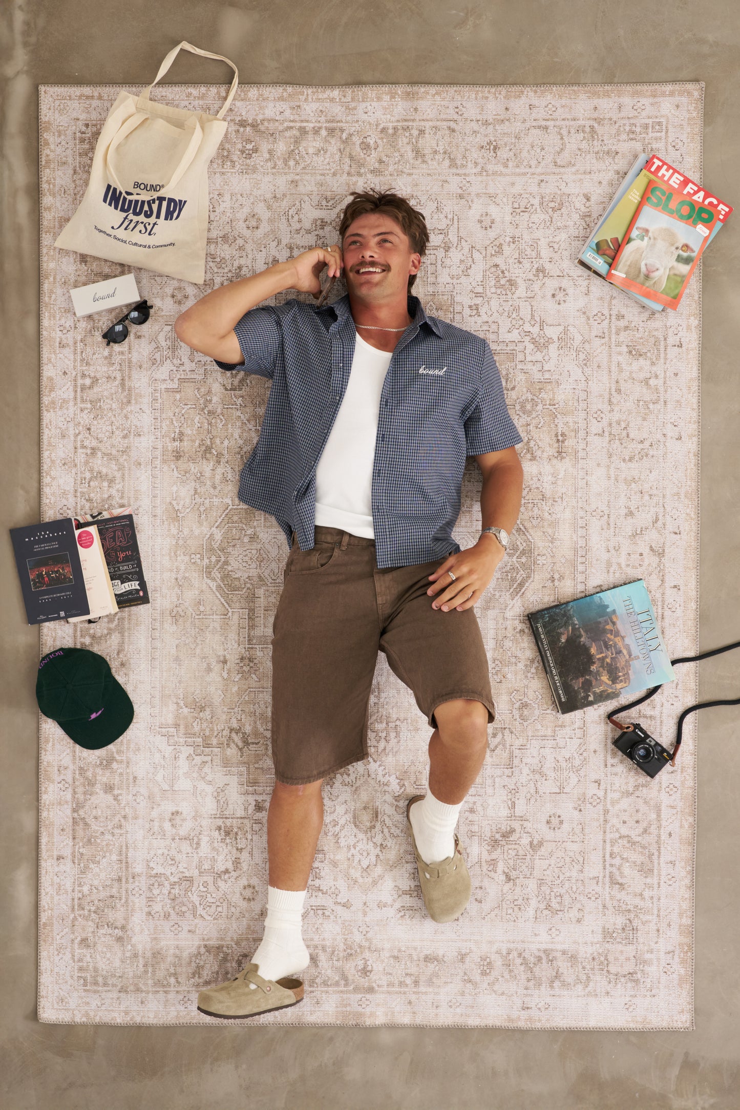 BOTHA UNION DENIM JORTS - WASHED BROWN