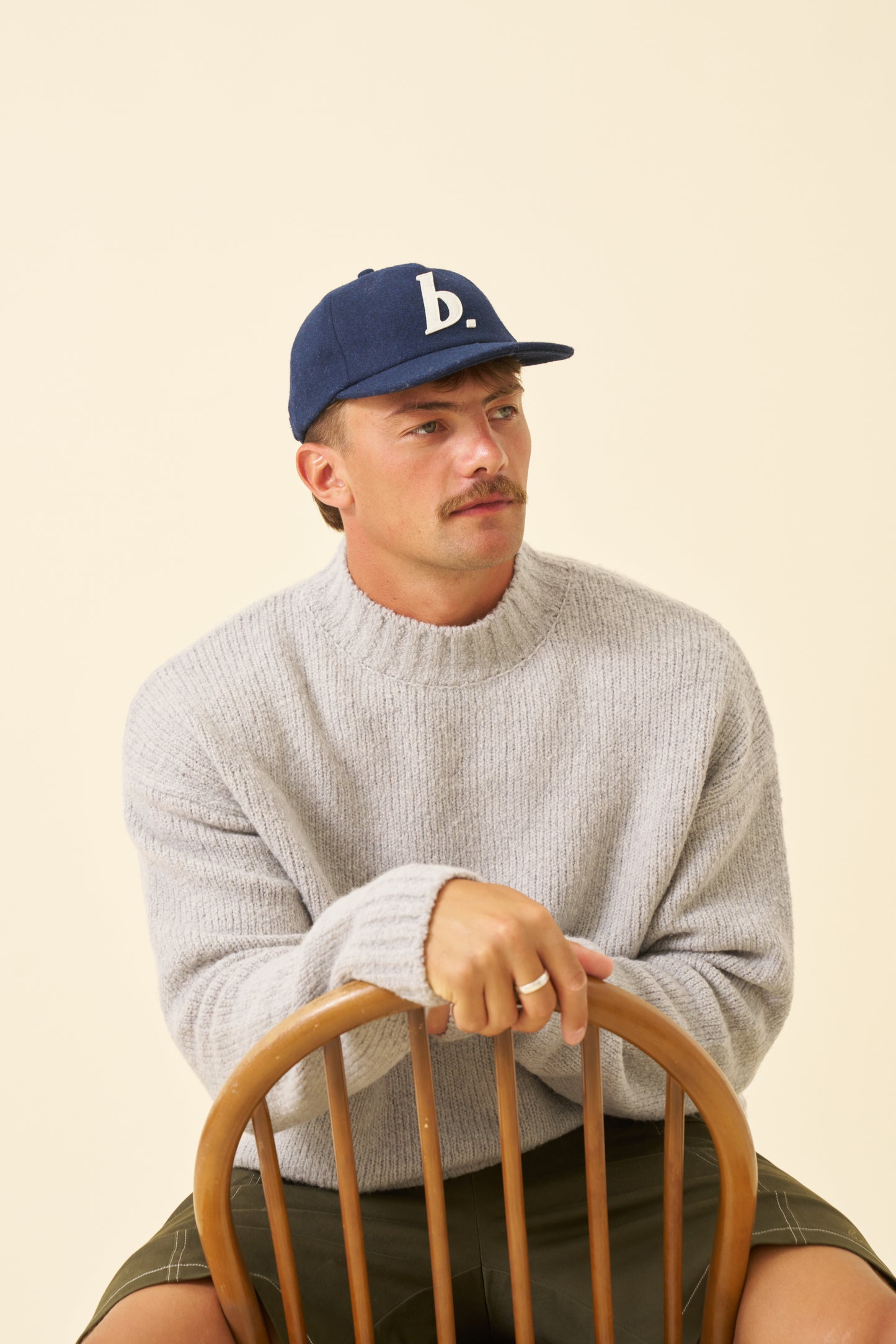 BOTHA CROPPED WOOL KNIT - GREY