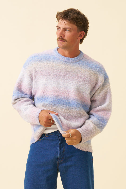 BOTHA CANDY GRADIENT BOUCLE KNIT