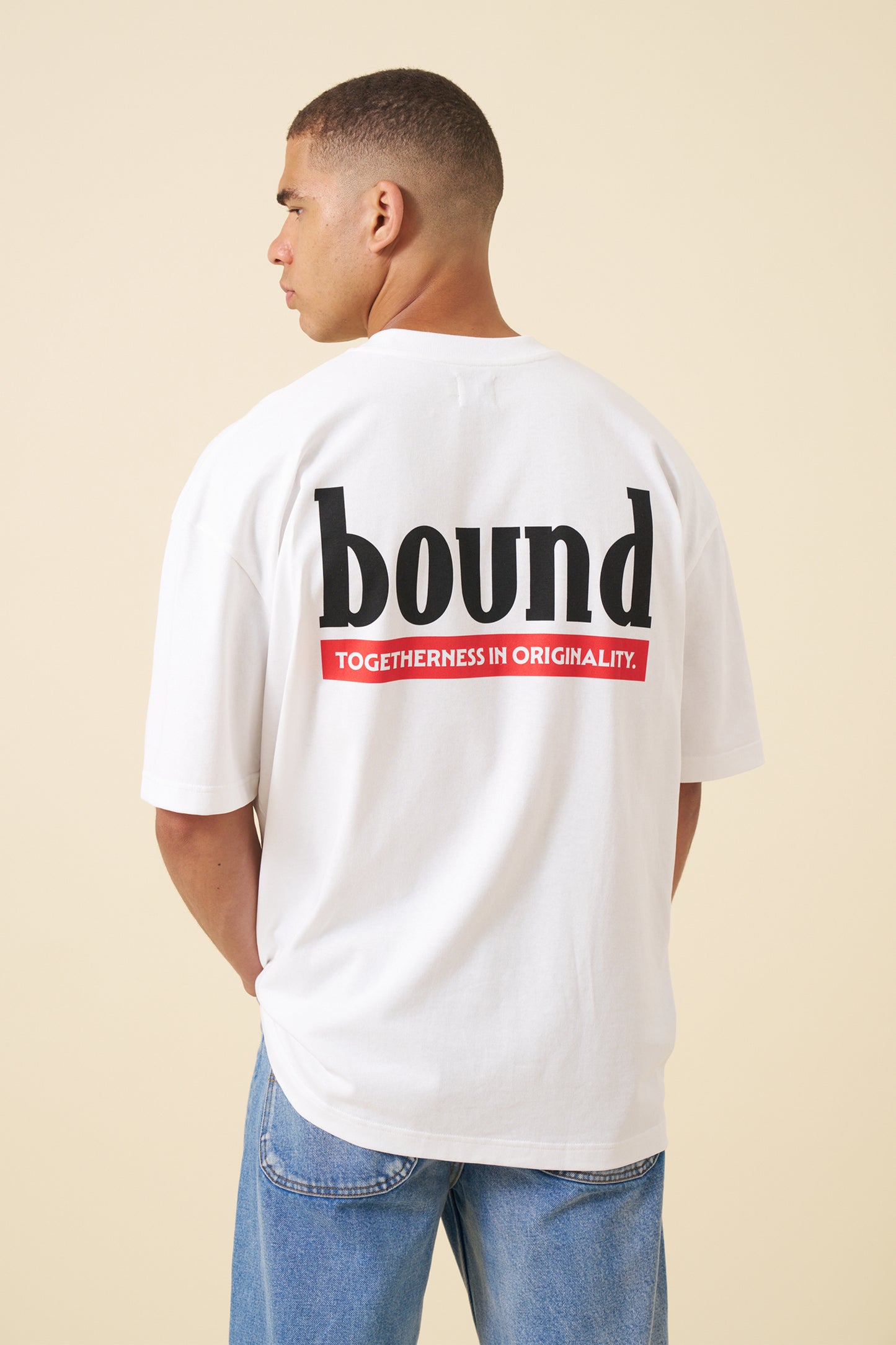RED LABEL TEE - WHITE