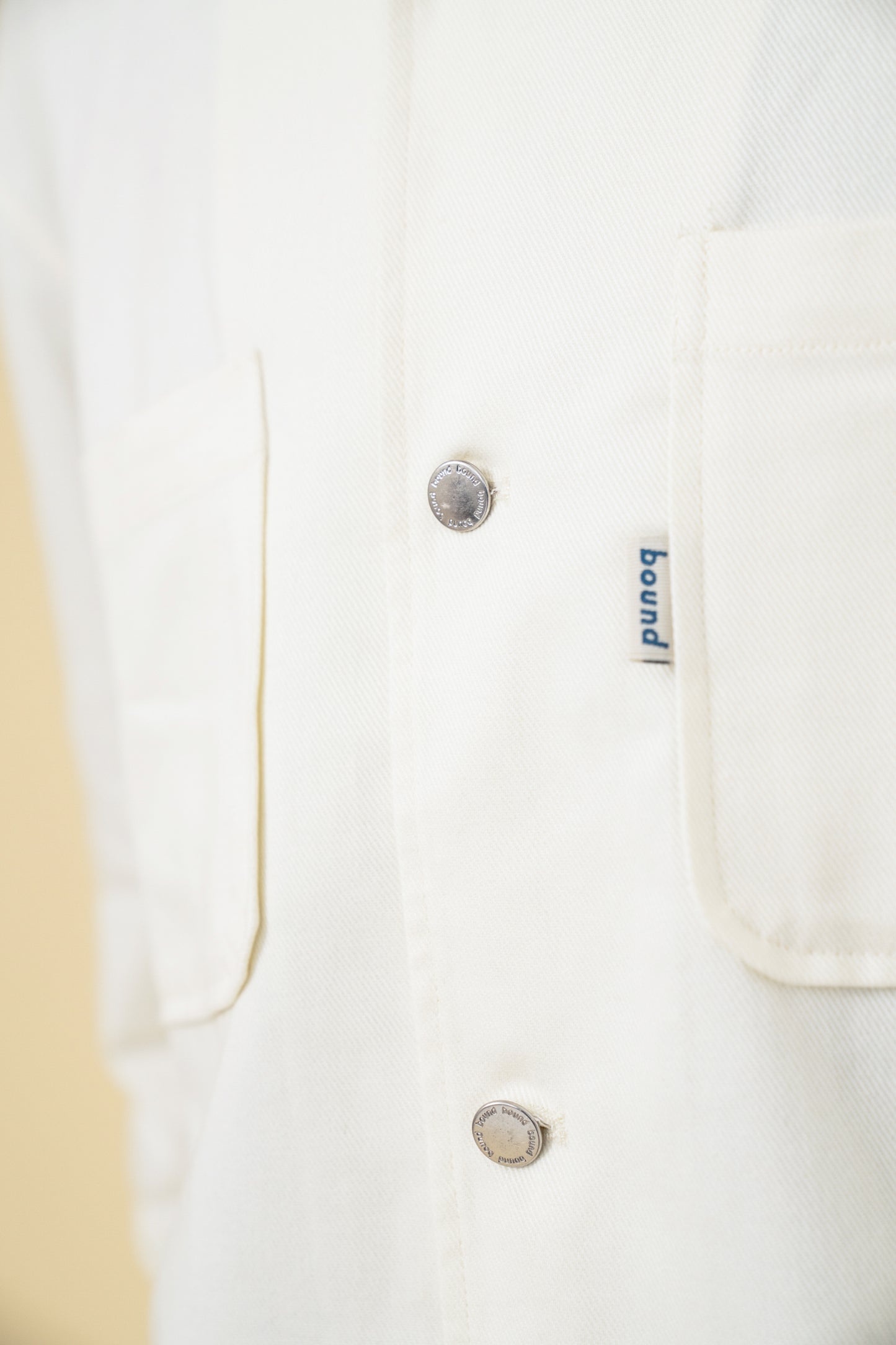 SOFT CANVAS OVERSHIRT - OFF WHITE