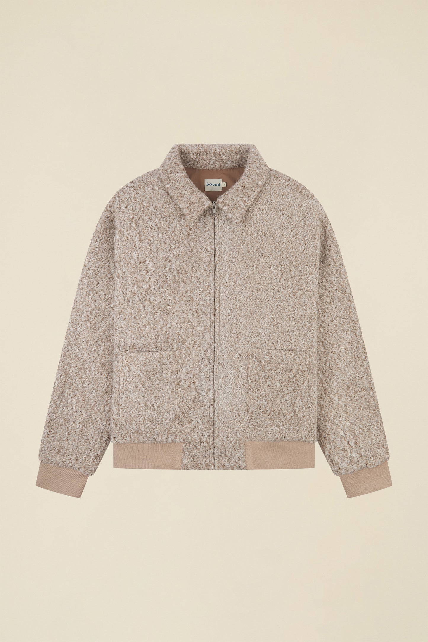 OATMEAL TEXTURED CLOUD JACKET