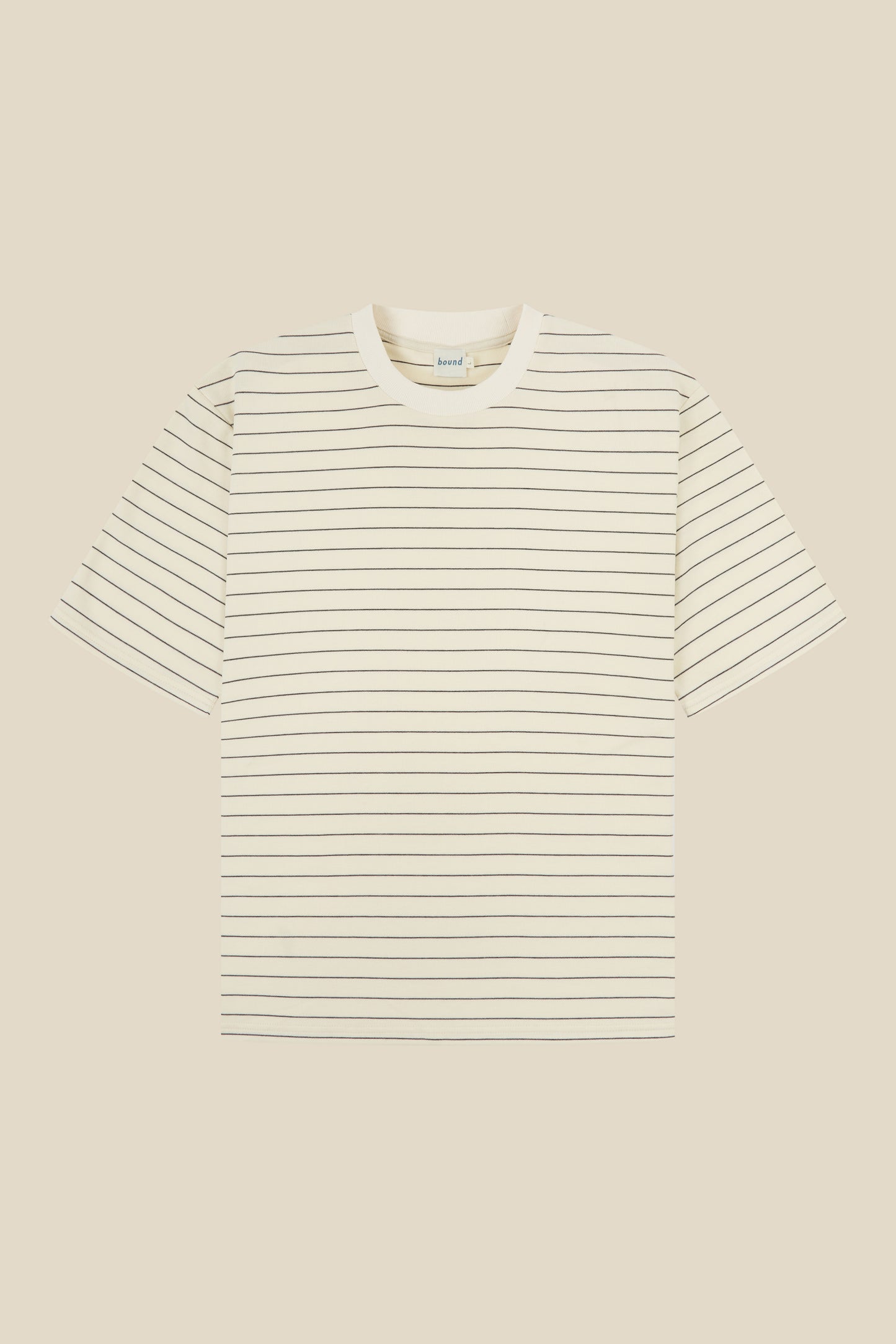 CLASSIC STRIPE TEE - CREAM