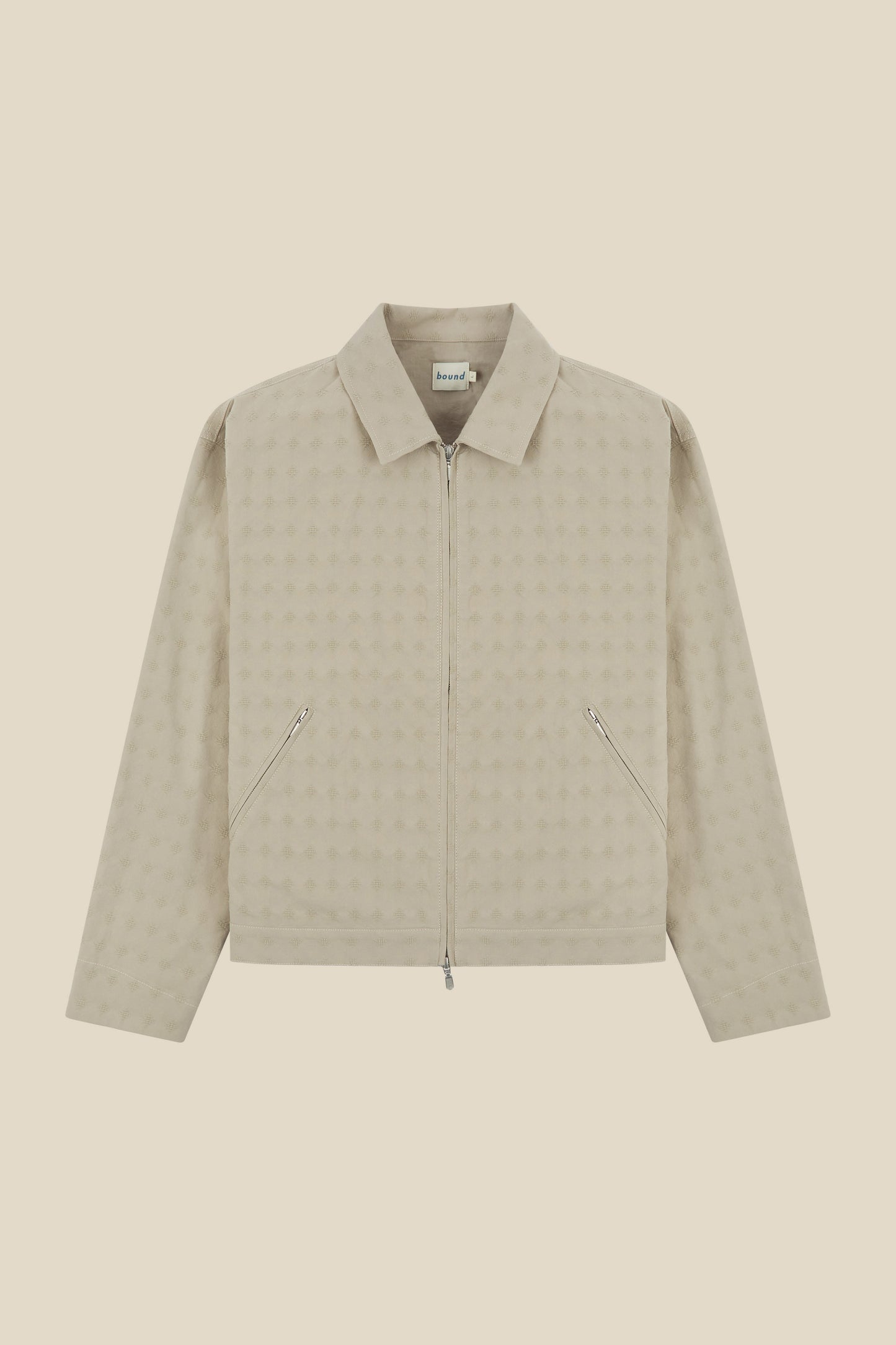EMBROIDERED RIBIERA JACKET - STONE