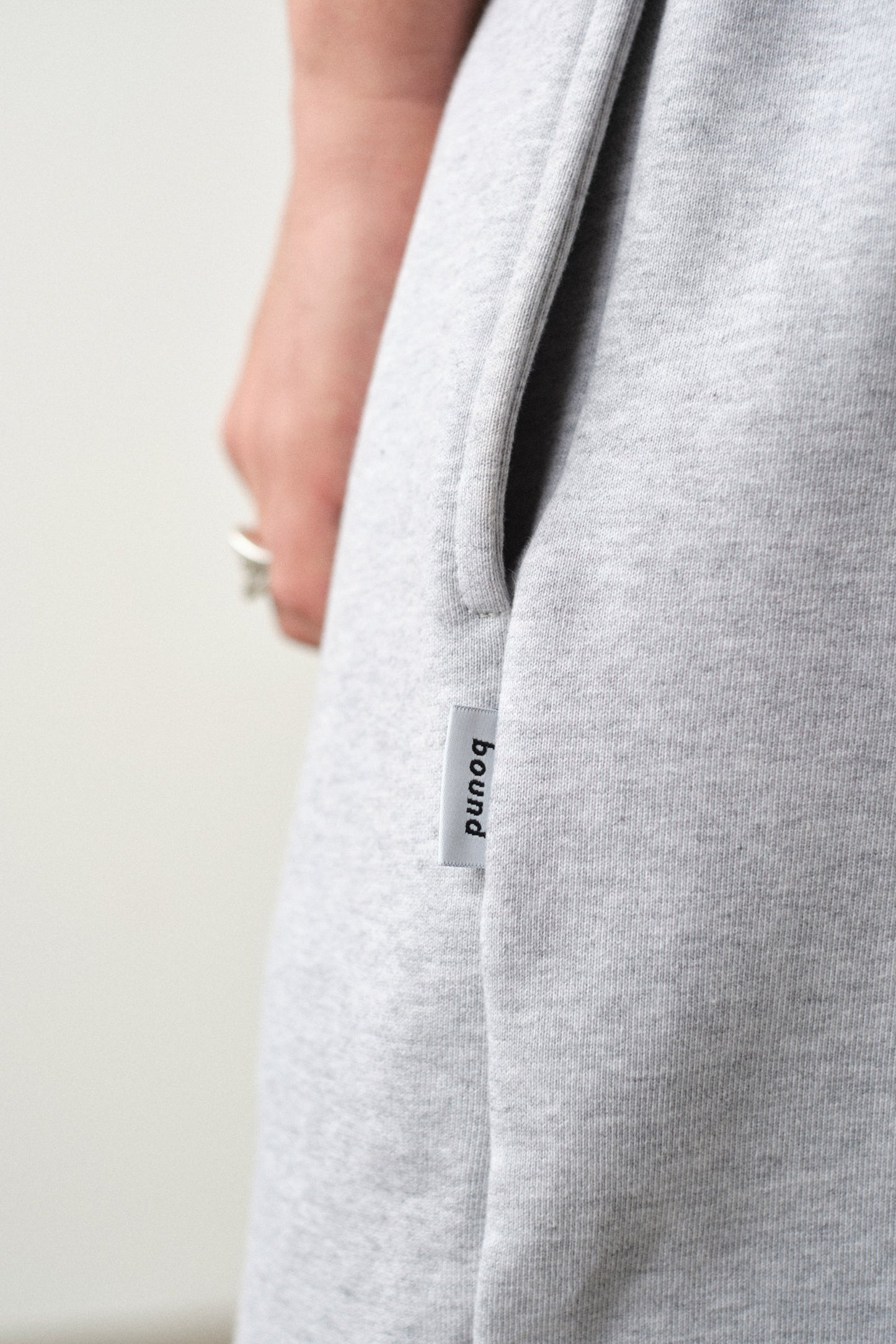 STAMP JOGGERS - GREY MARL