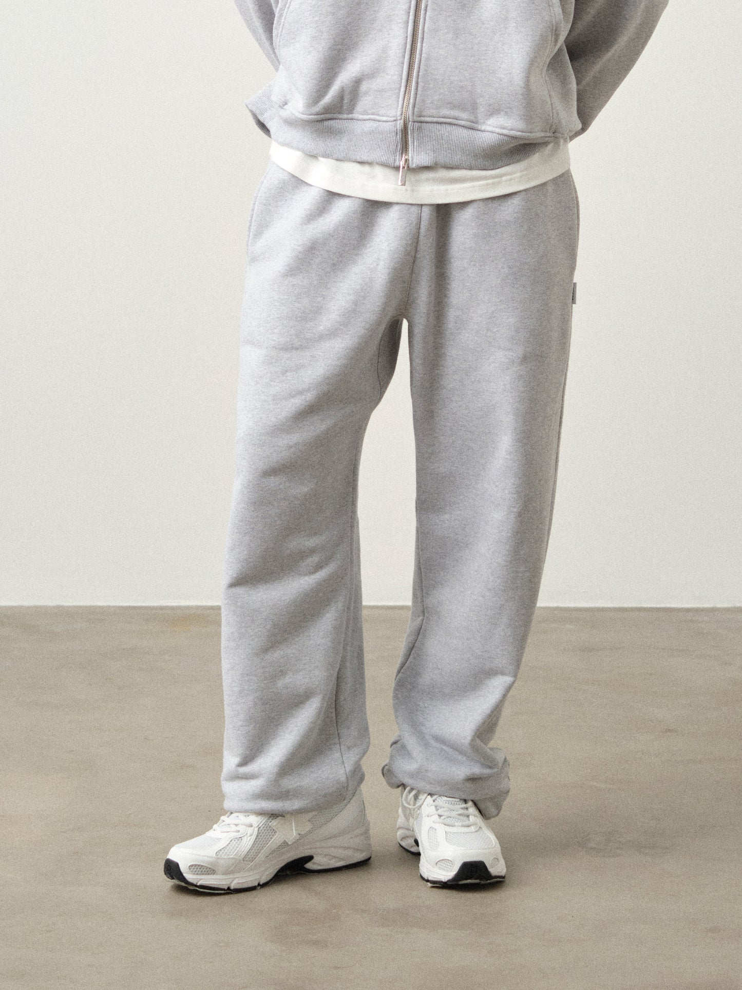 STAMP JOGGERS - GREY MARL