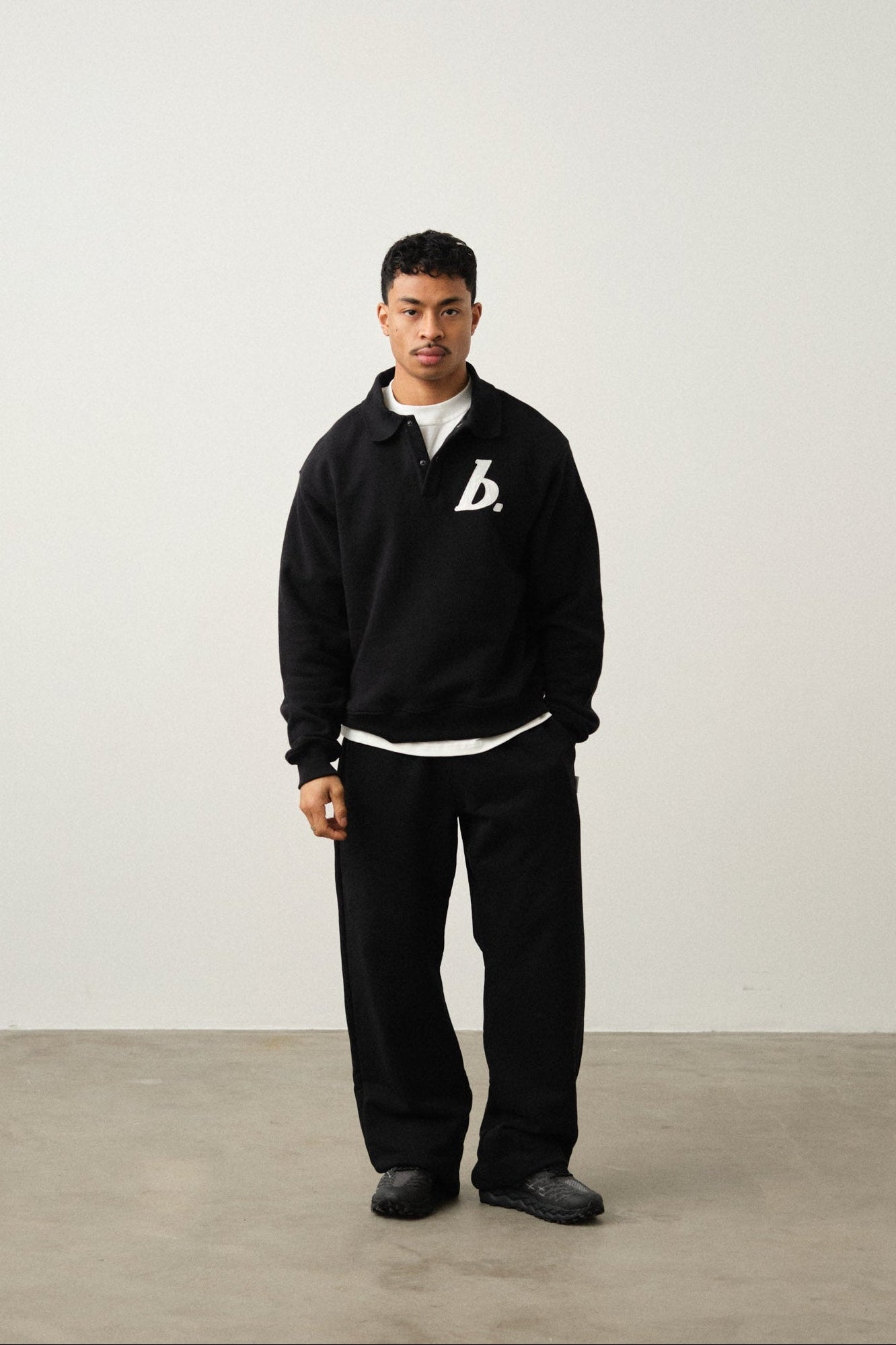 STAMP JOGGERS - BLACK