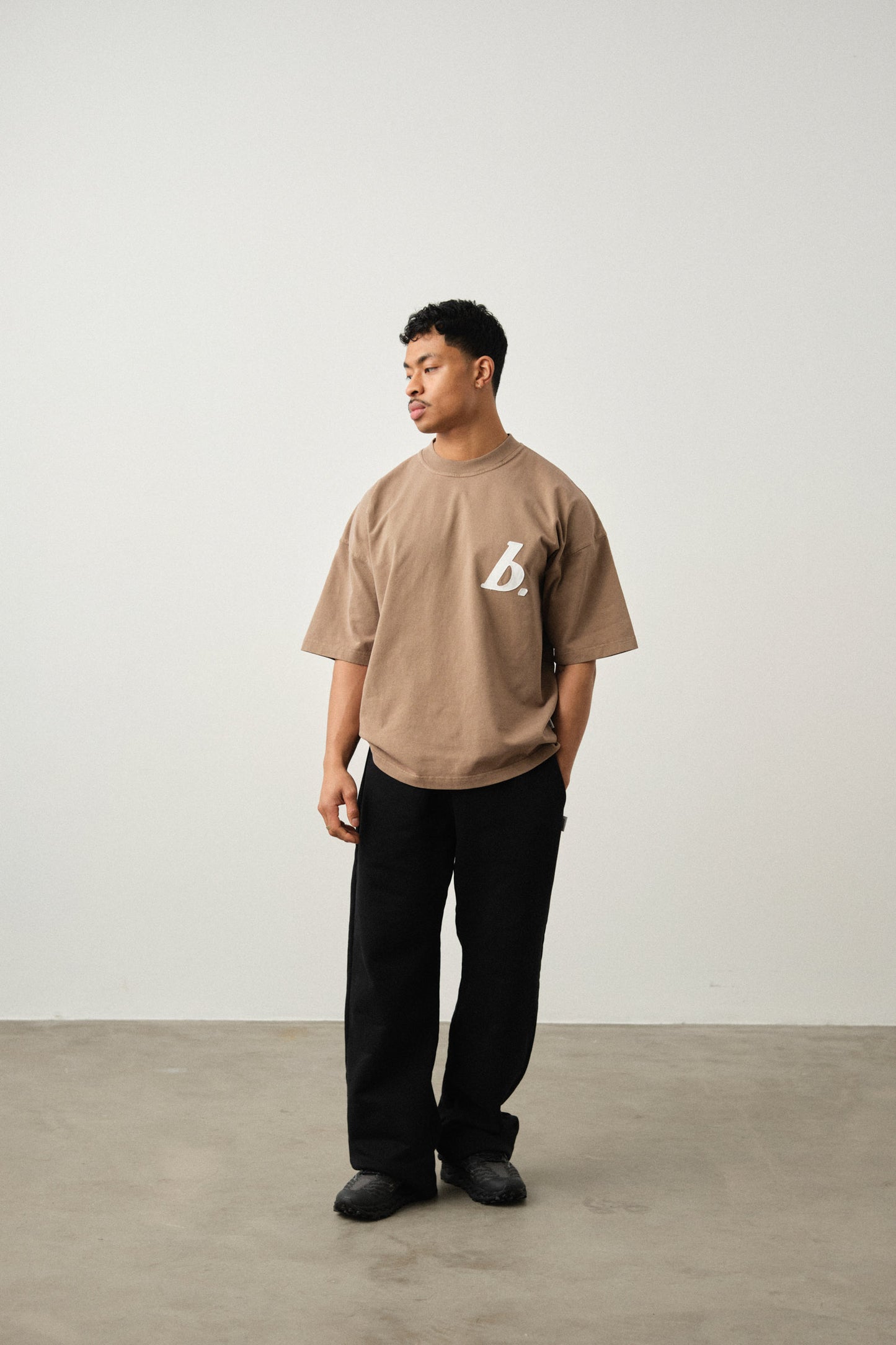 STAMP TEE - WASHED WALNUT