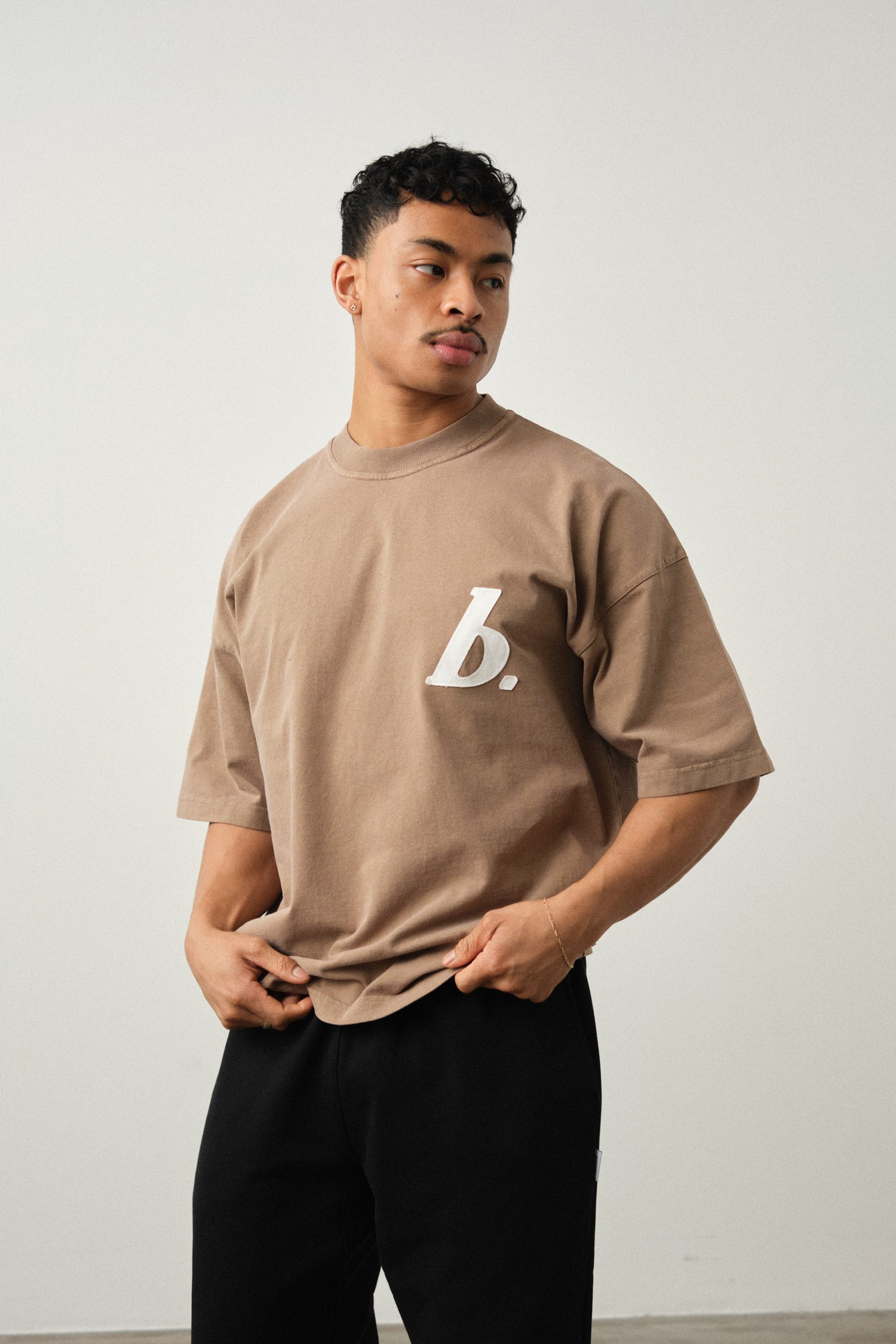 STAMP TEE - WASHED WALNUT