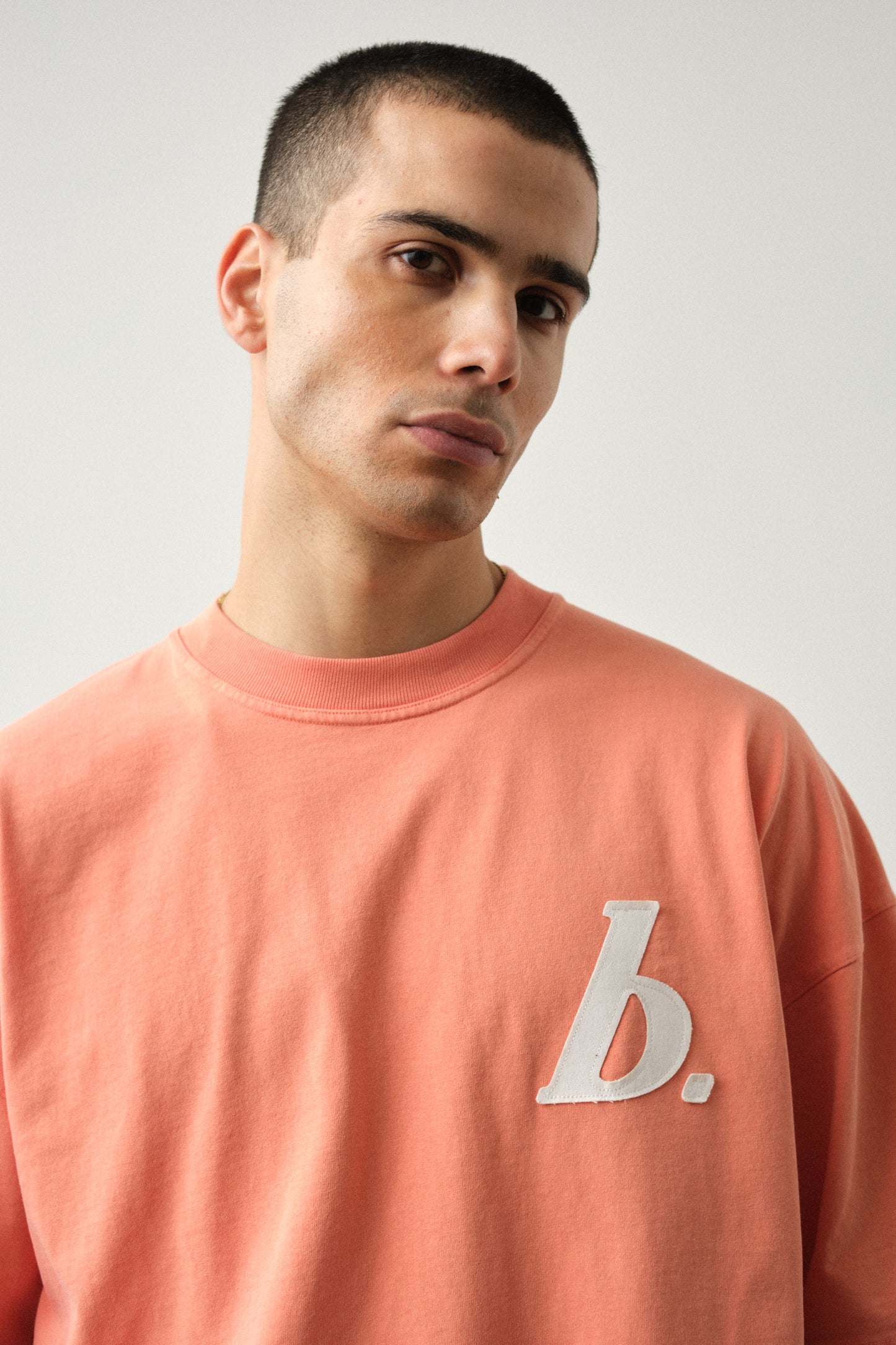 STAMP TEE - WASHED PEACH