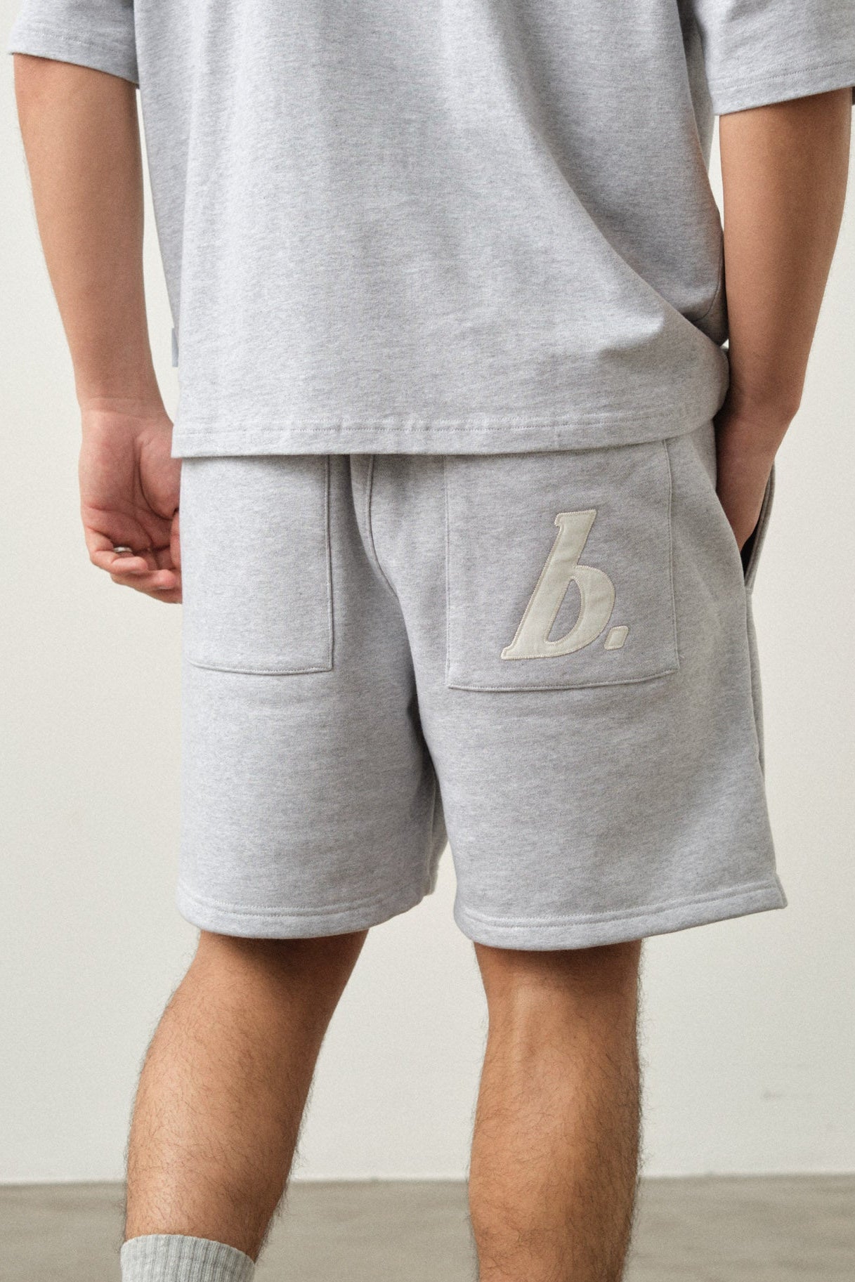 STAMP SHORTS TWIN PACK - BLACK/GREY MARL