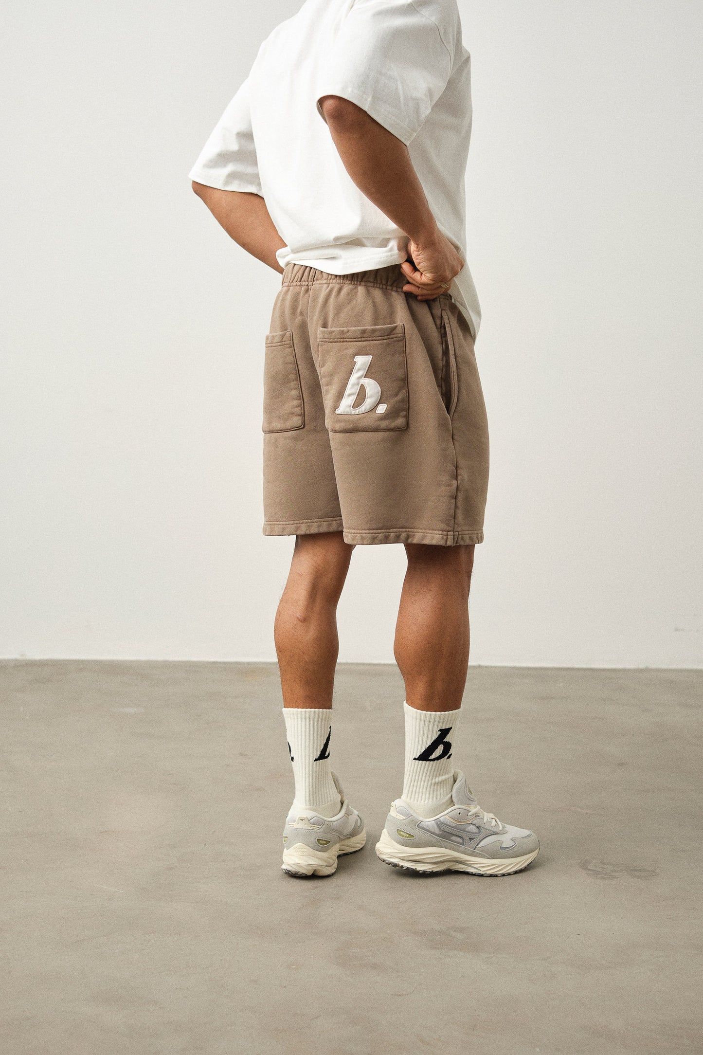 STAMP SOCKS - ECRU