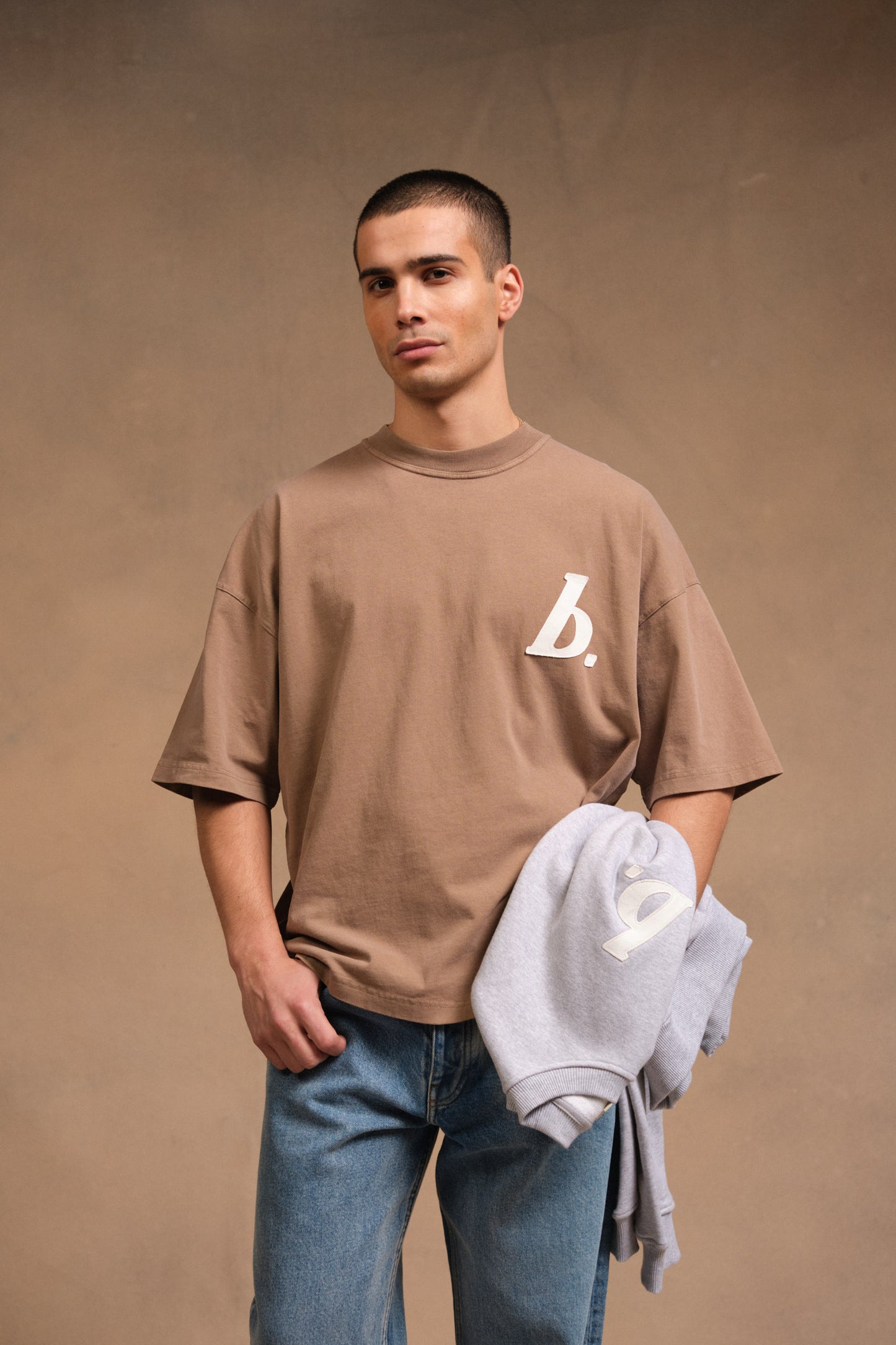 STAMP TEE - WASHED WALNUT