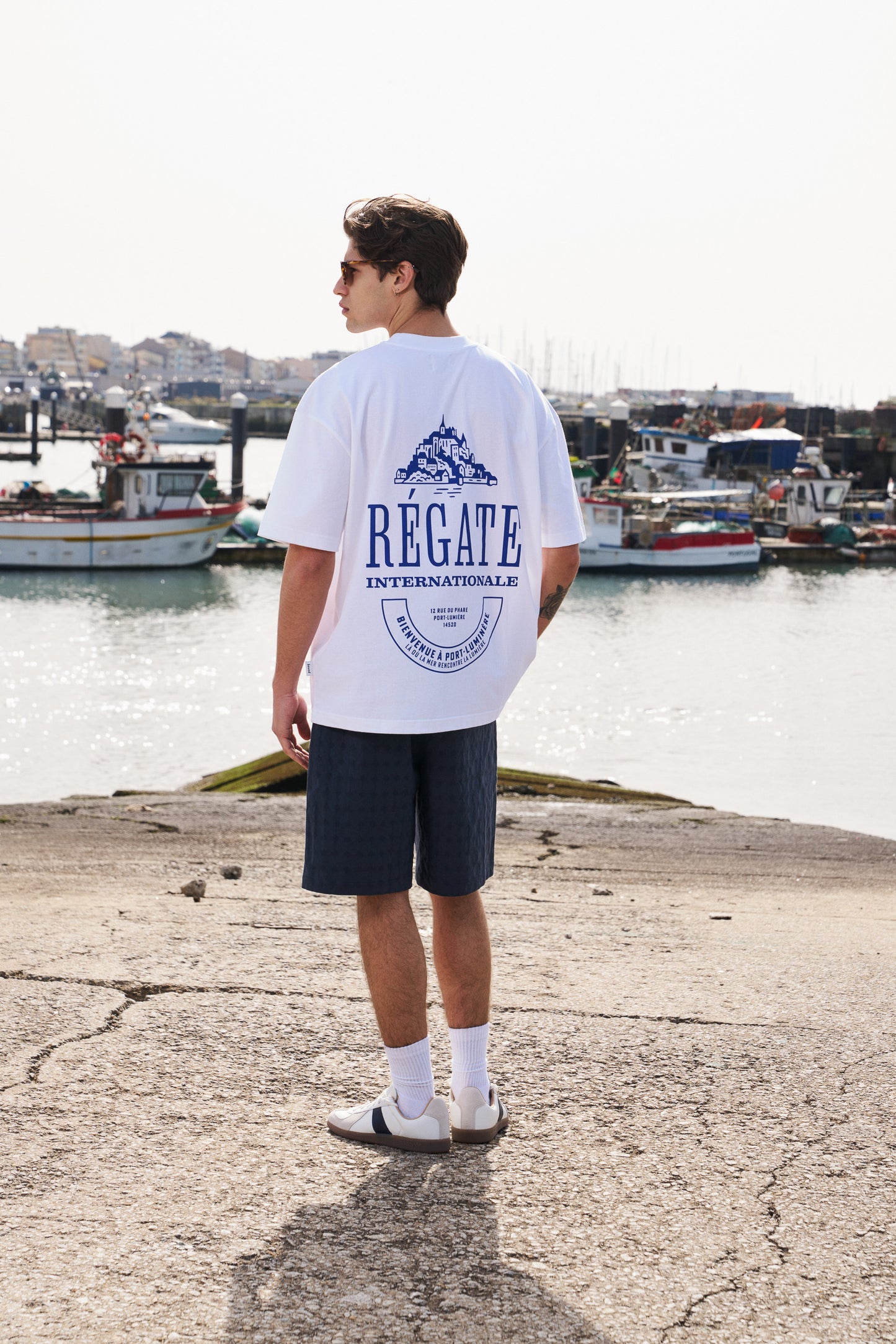 REGATE PORT TEE - WHITE