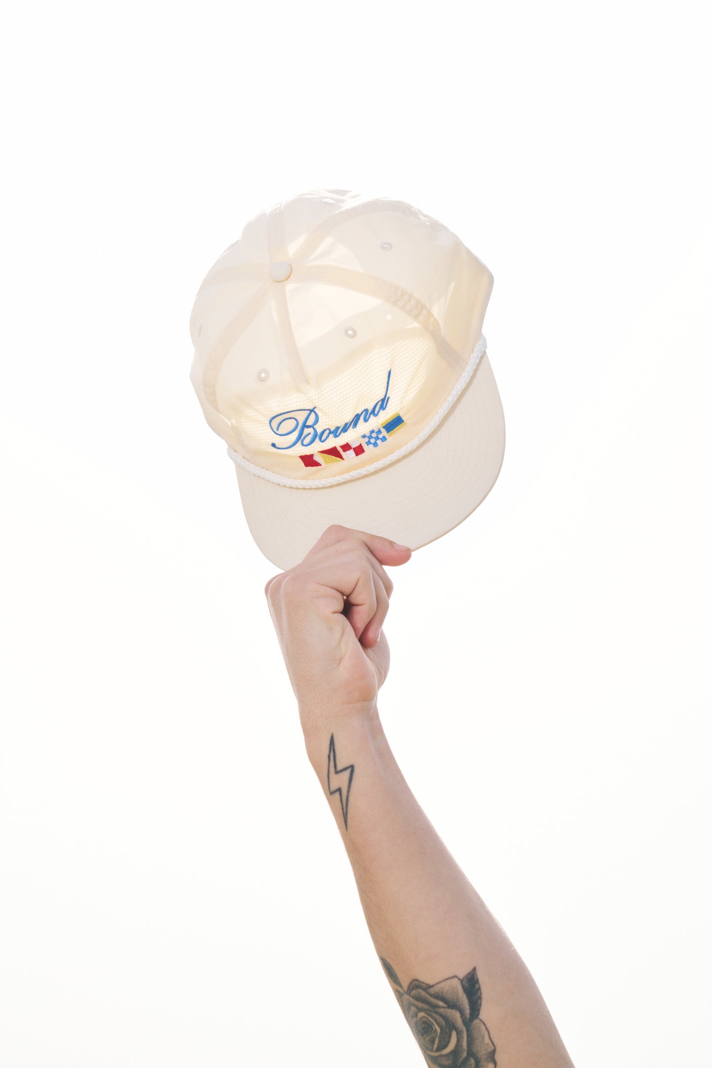 NAUTICO ROPE CAP - ECRU