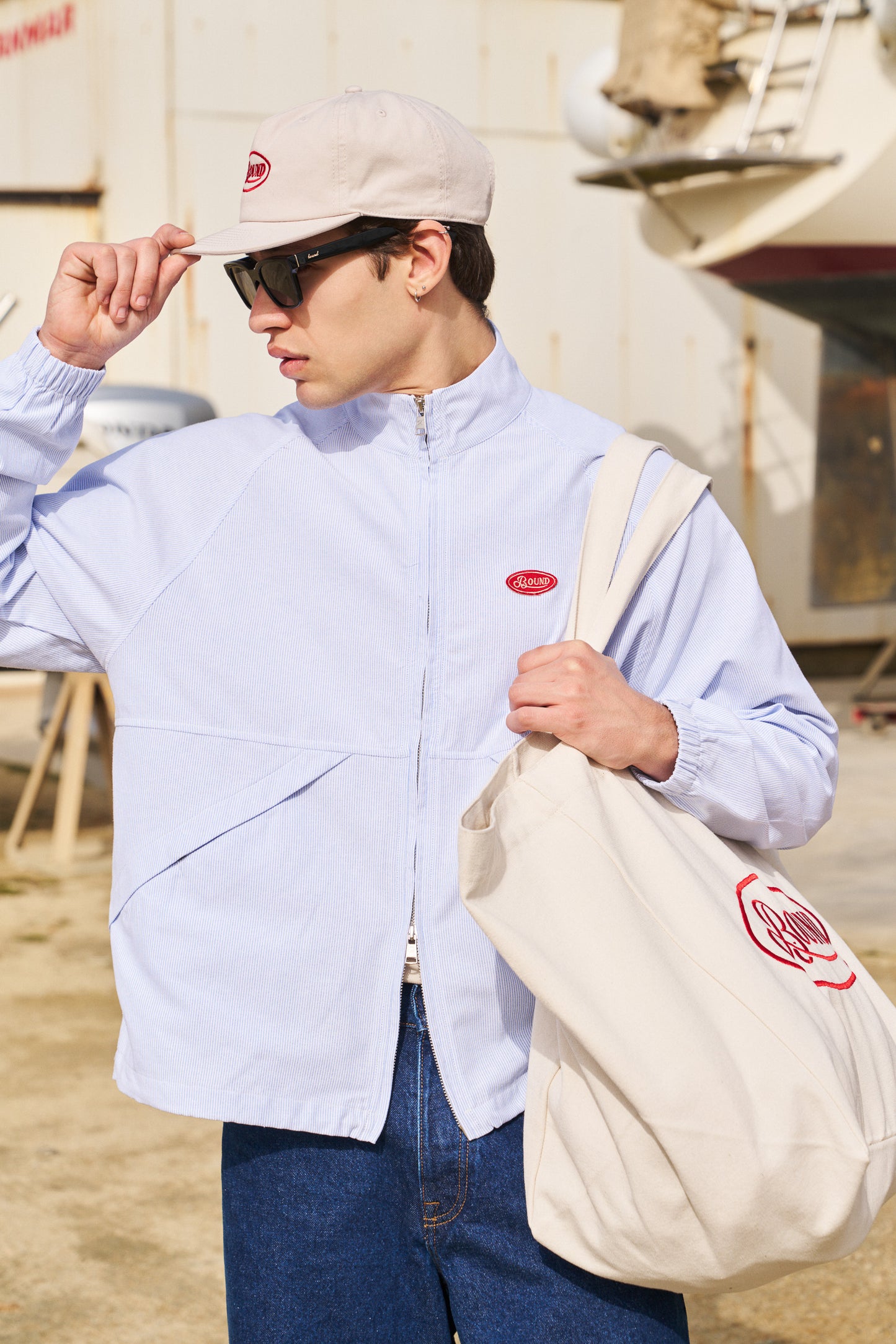 OXFORD COTTON WINDBREAKER