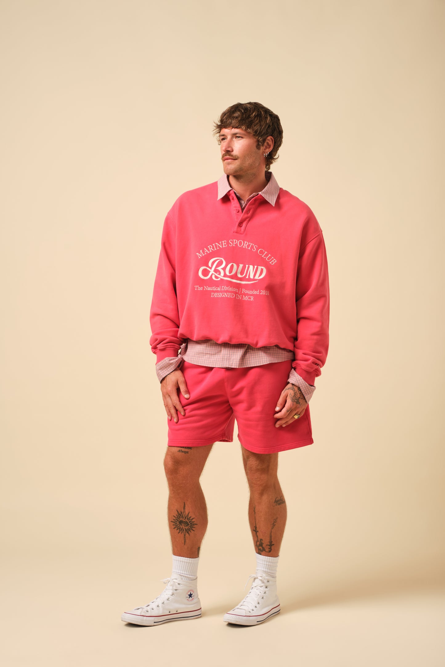 FREDDIE SWEAT SHORTS - RED