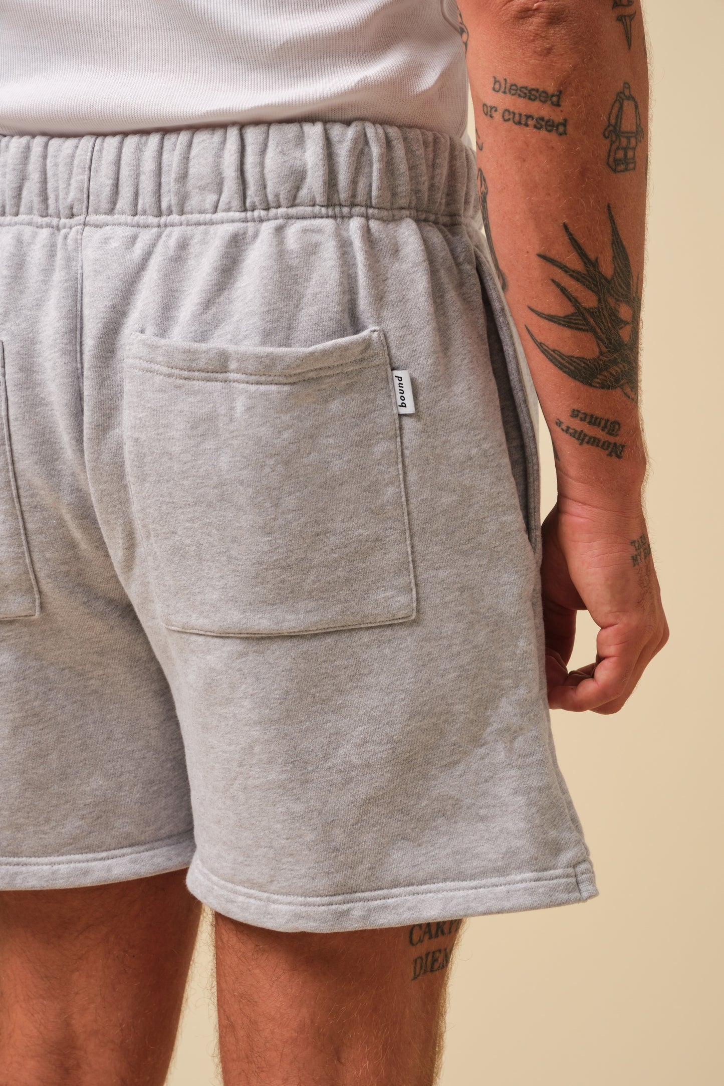 FREDDIE SWEAT SHORTS - GREY