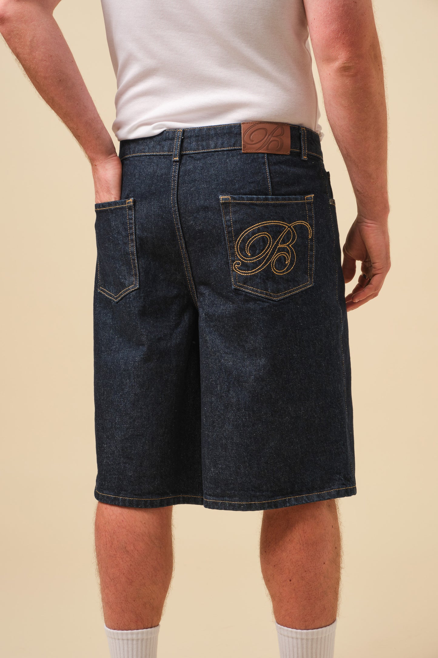 SIGNATURE DENIM JORTS - INDIGO