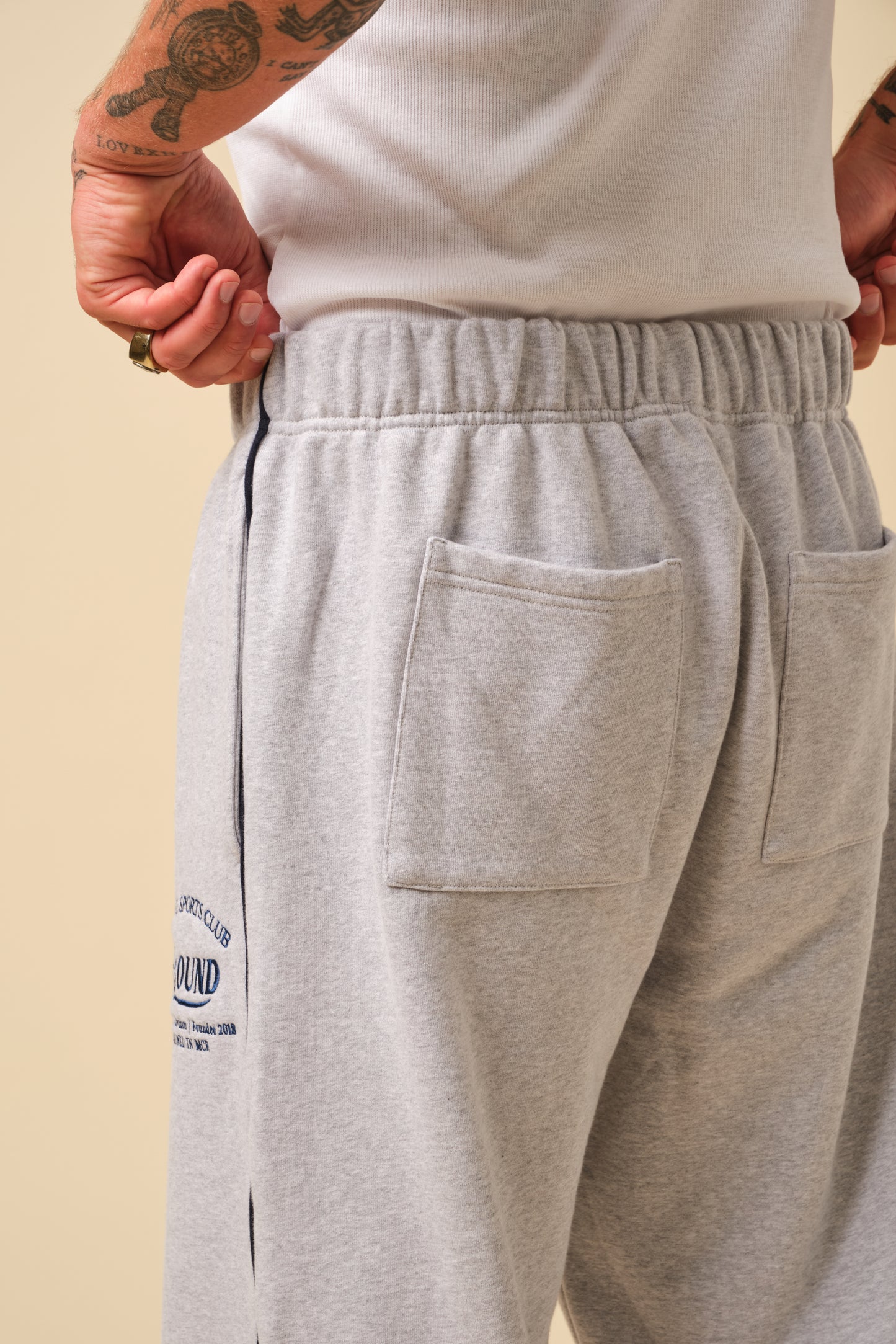FREDDIE MARINE SWEAT PANT - GREY