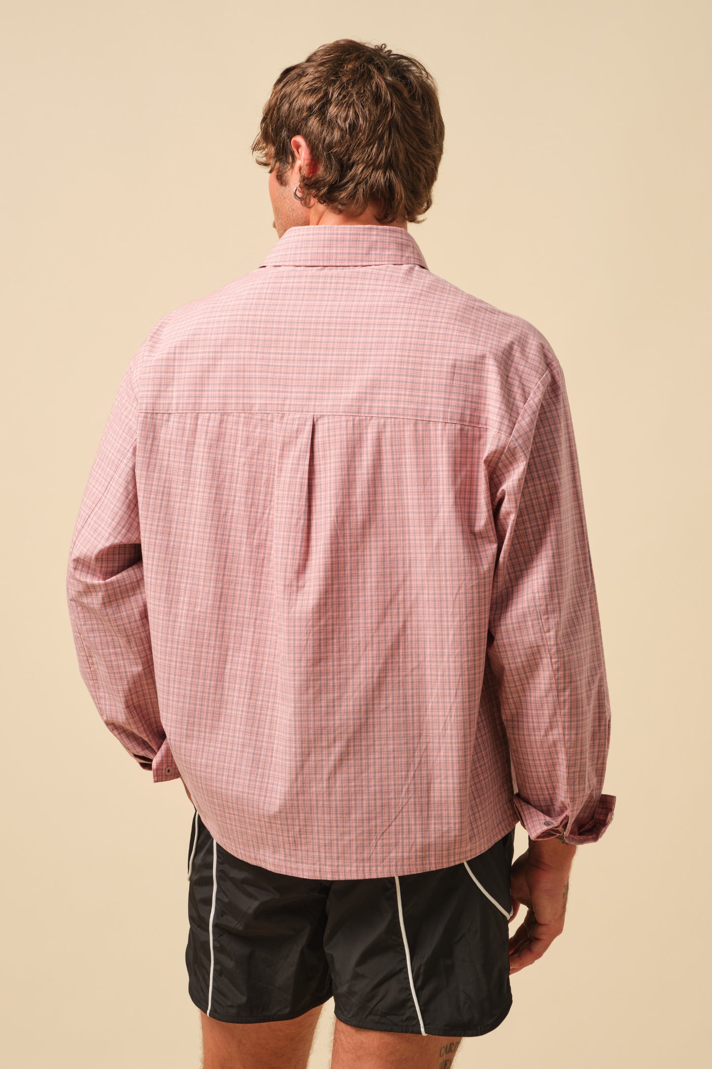 FREDDIE CANDY CHECK BOXY COTTON SHIRT