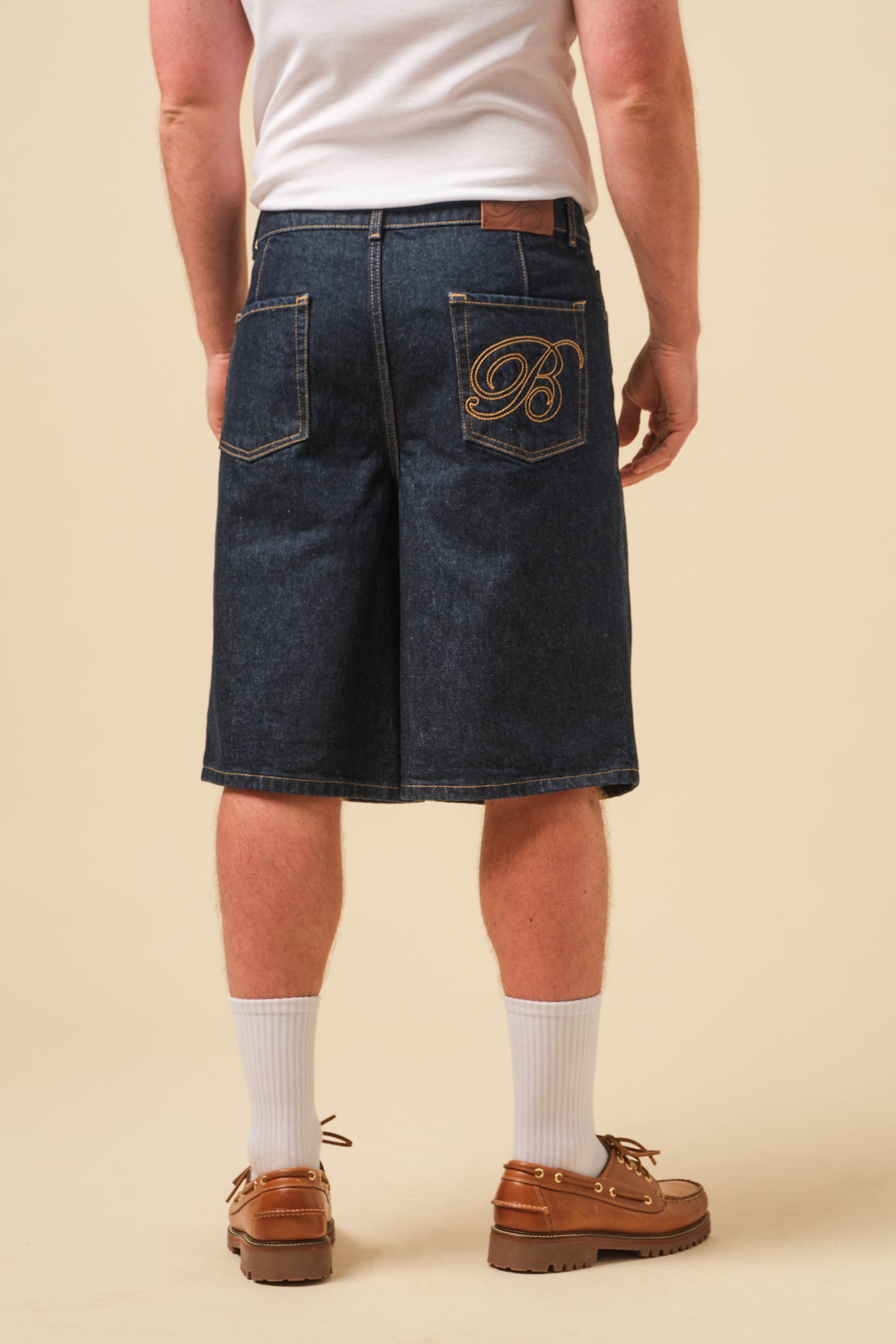 SIGNATURE DENIM JORTS - INDIGO