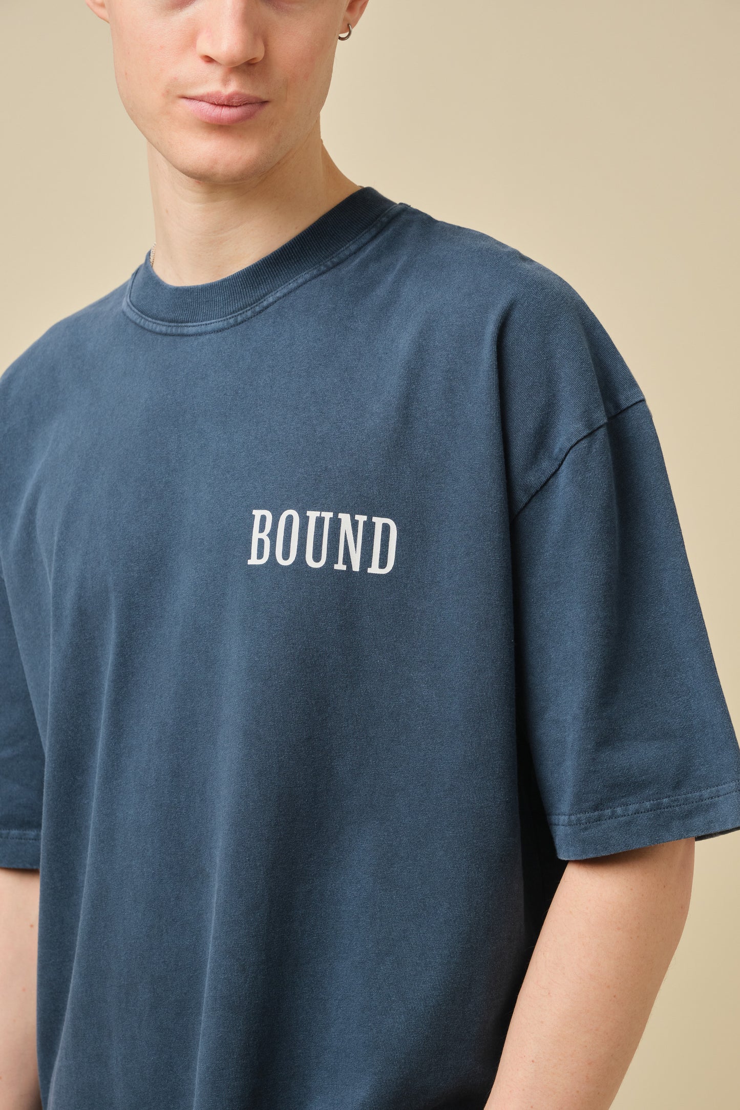 REGATE PORT TEE - FADED DARK NAVY BLUE