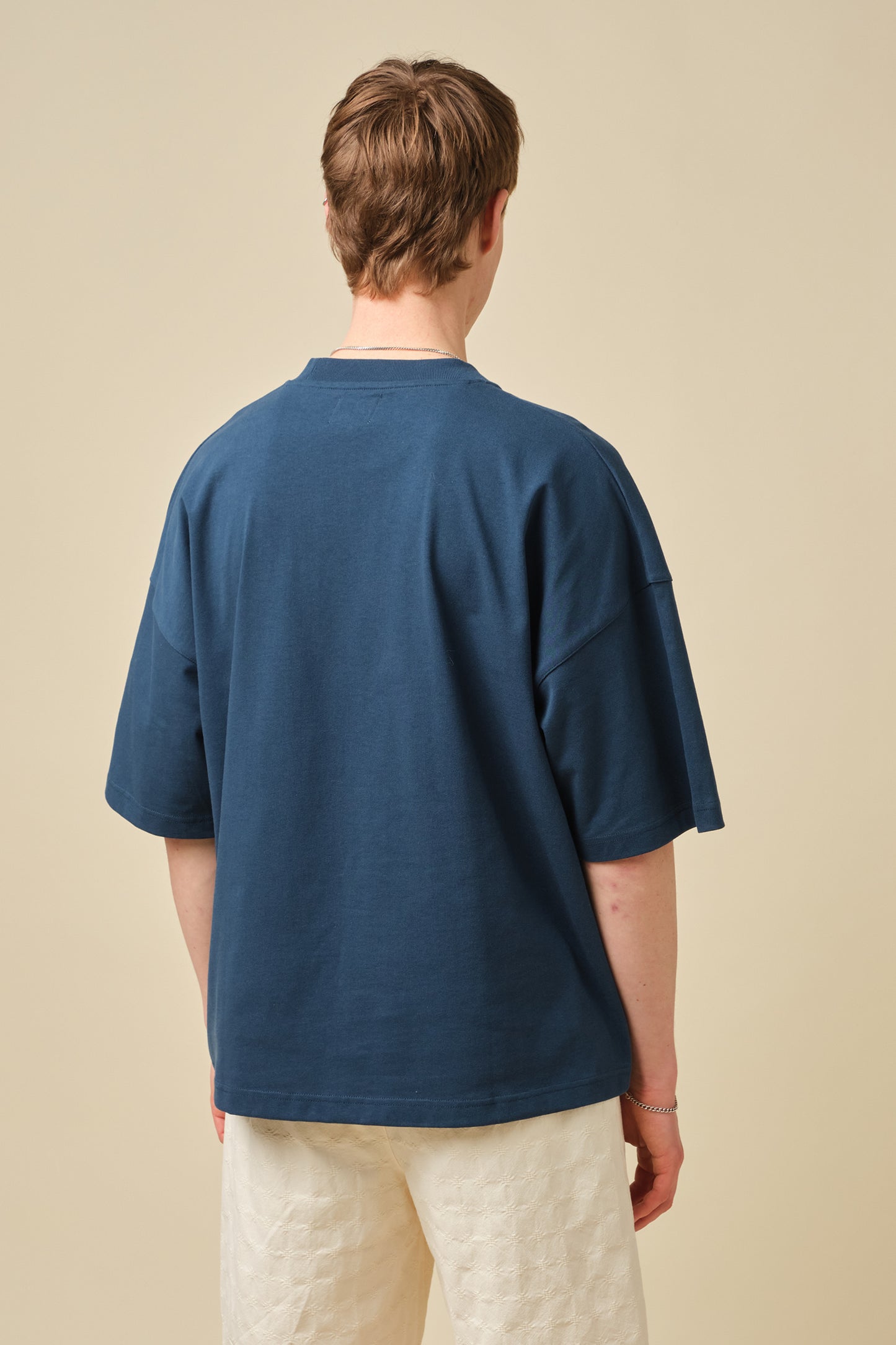 NAUTICAL DIVISON BOXY TEE - OCEAN BLUE