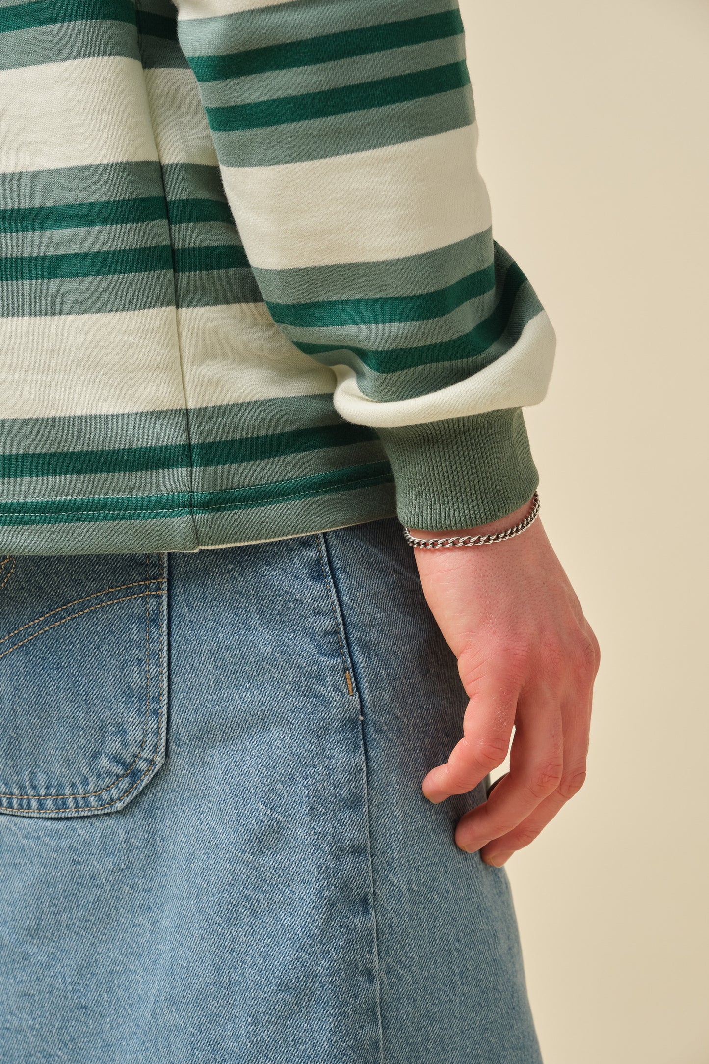 EUCALYPTUS STRIPE LONGLSEEVE TEE
