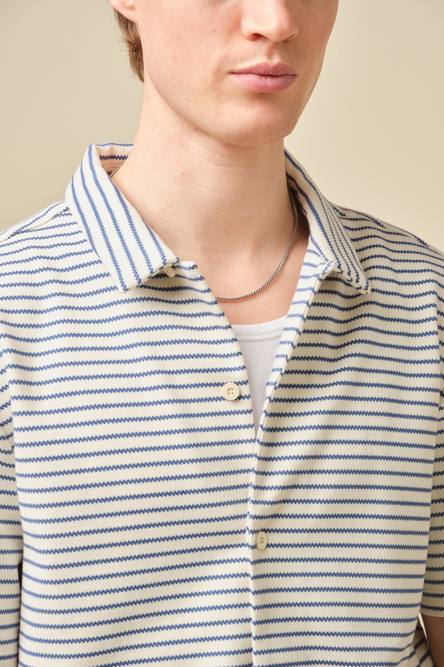 STRIPE JACQUARD OCEAN SHIRT