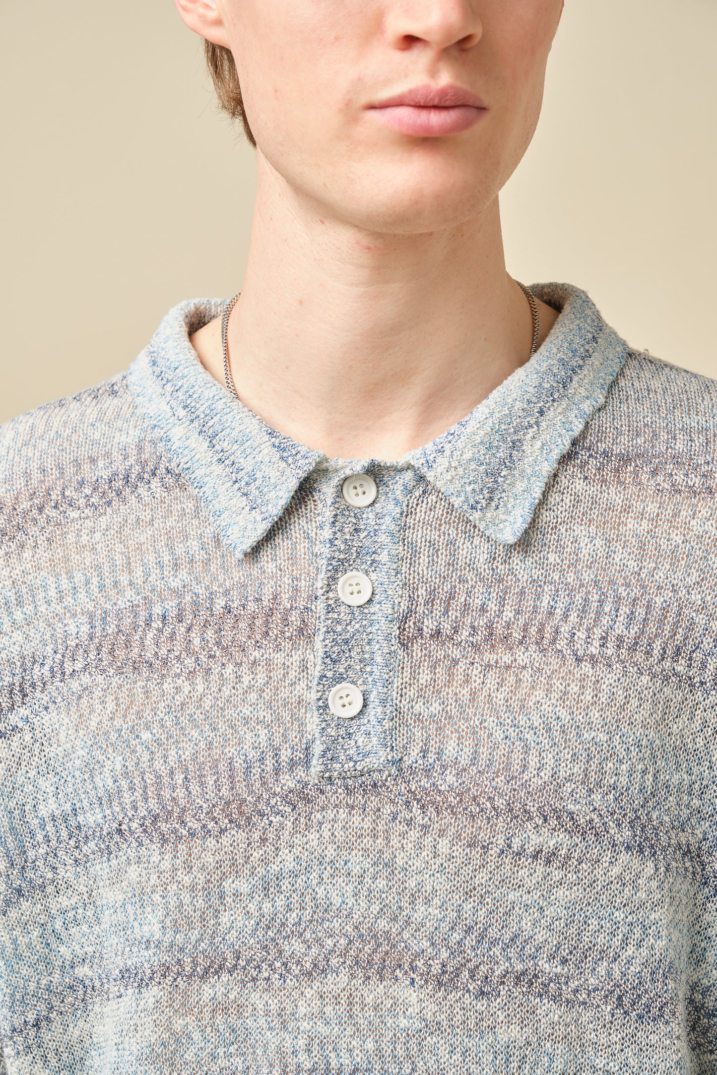 MARINE TEXTURED KNIT POLO