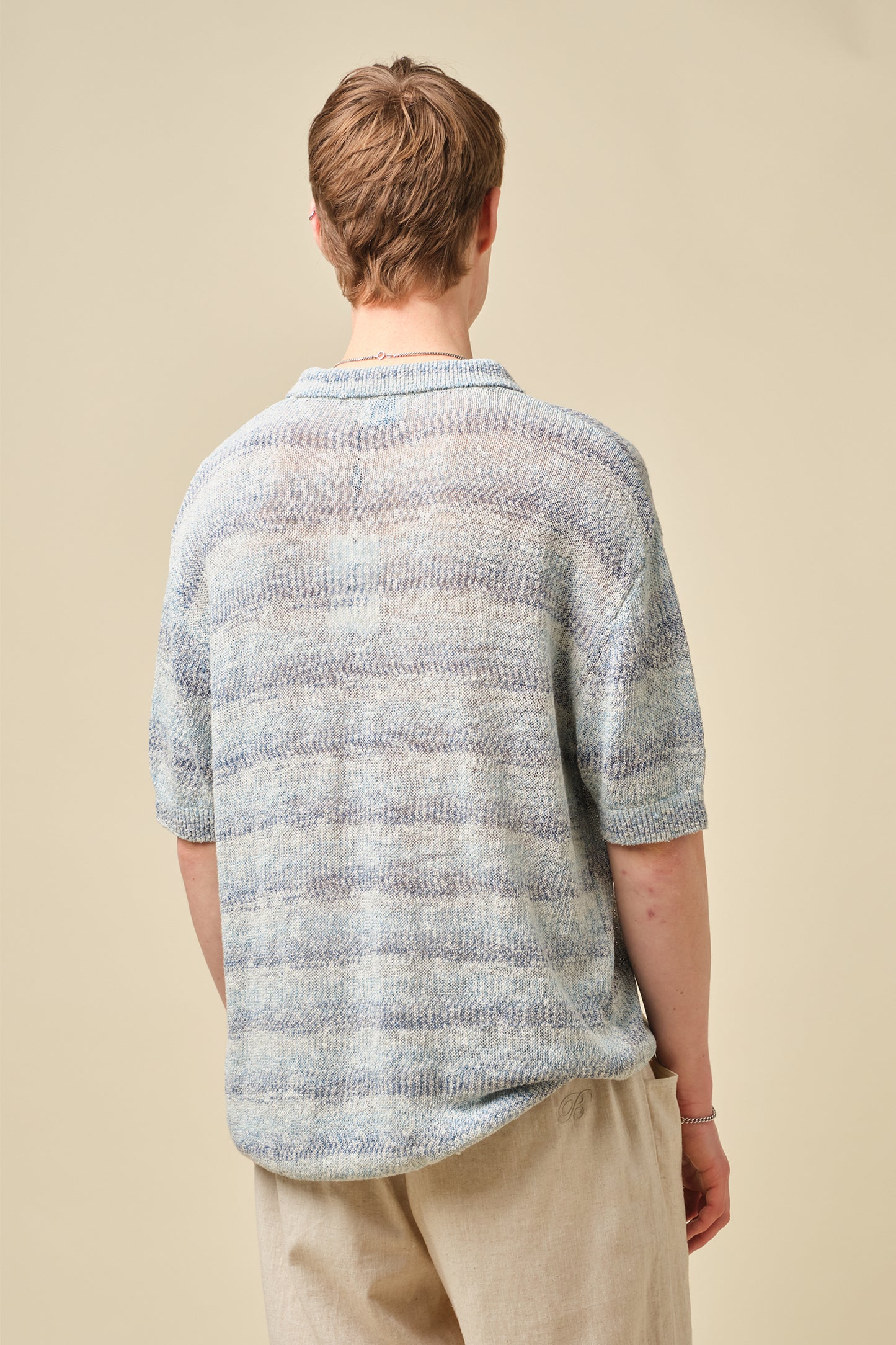 MARINE TEXTURED KNIT POLO