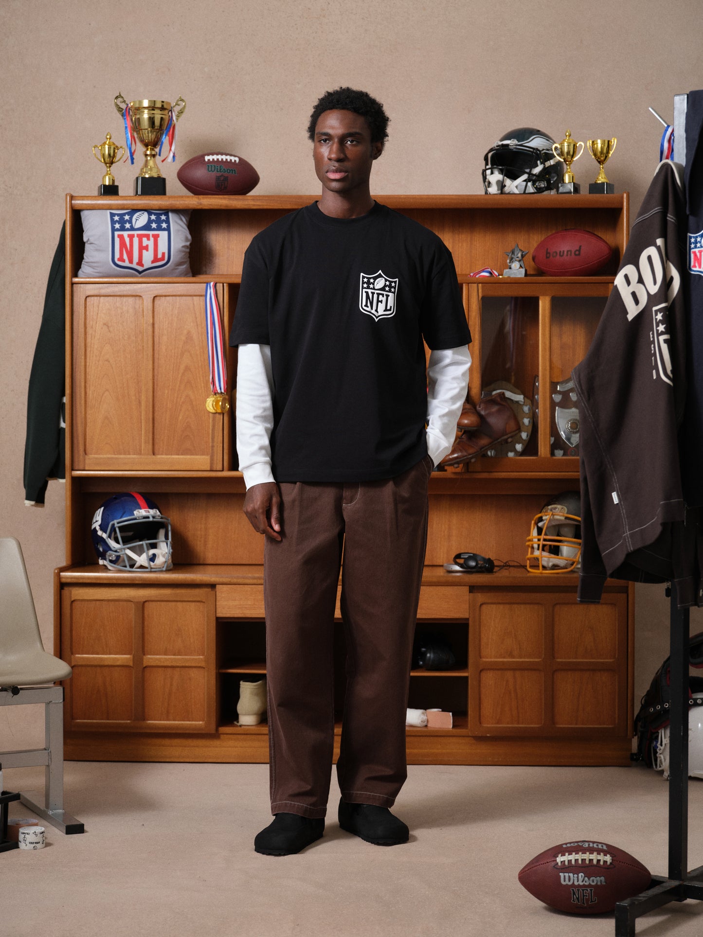 NFL X BOUND TEE - BLACK