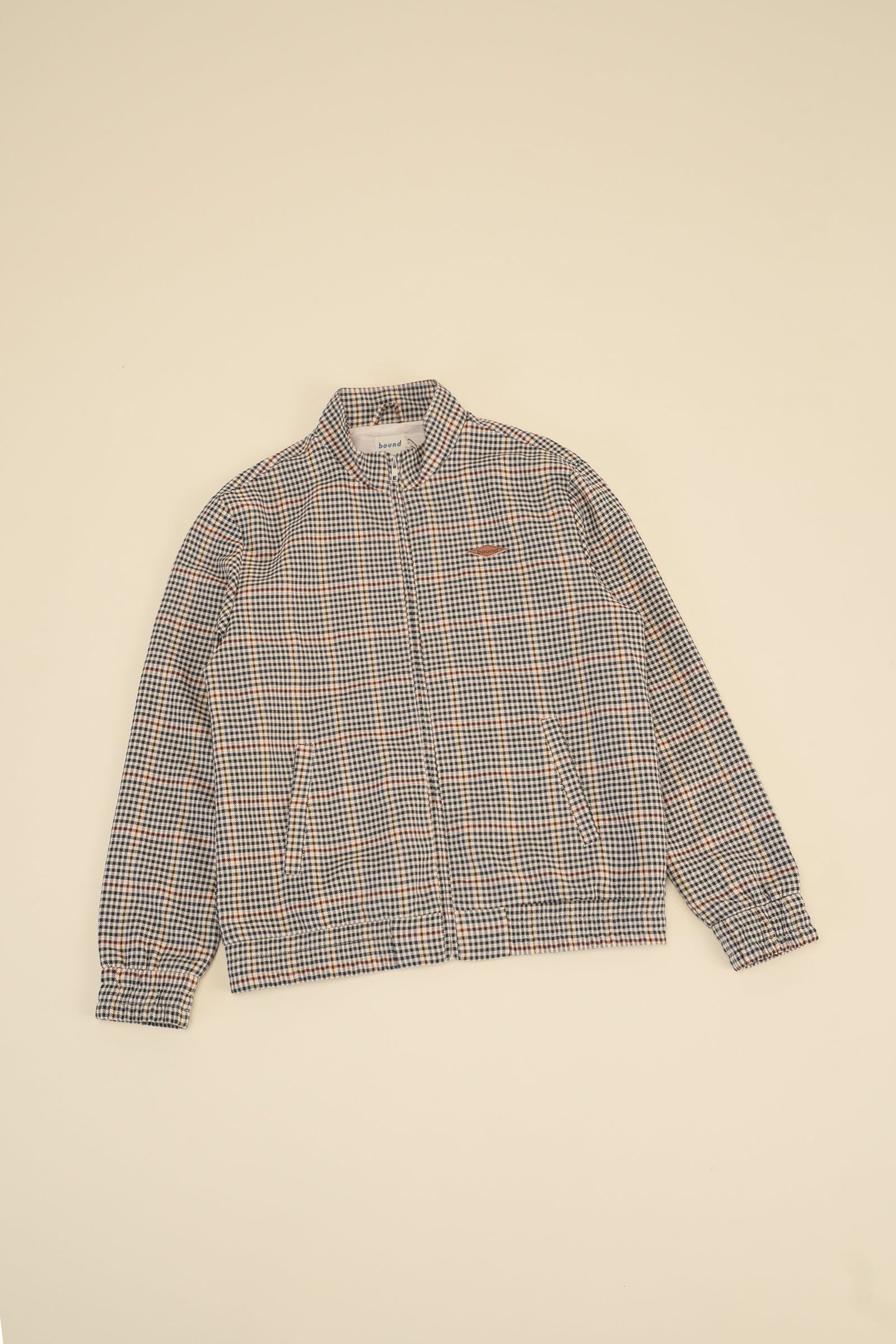 SHAUN HOUNDSTOOTH HARRINGTON JACKET – bound