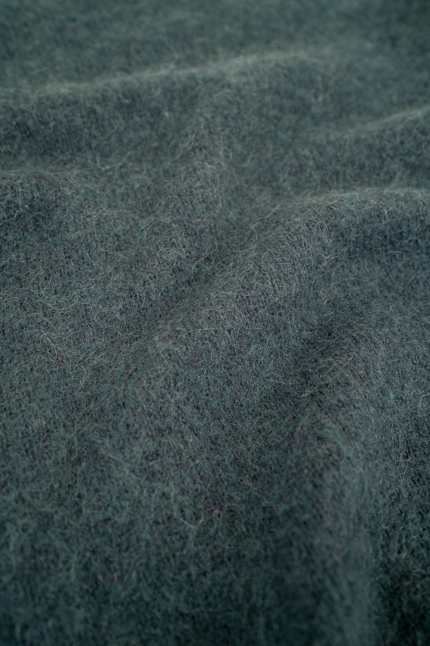 BAXTER MOHAIR BLEND SWEATER - BOTTLE GREEN