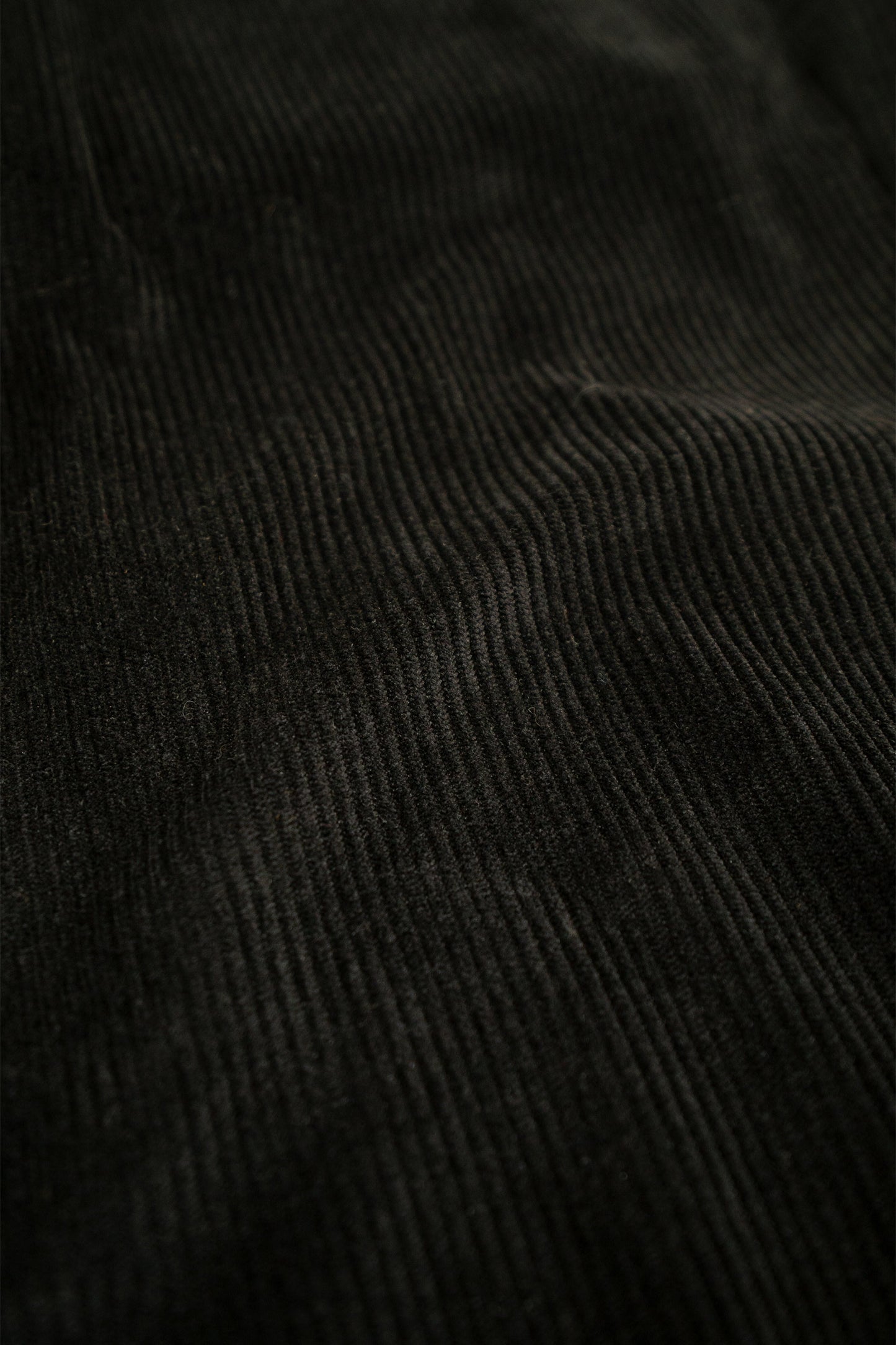 MIDNIGHT BLACK CORDUROY TROUSERS
