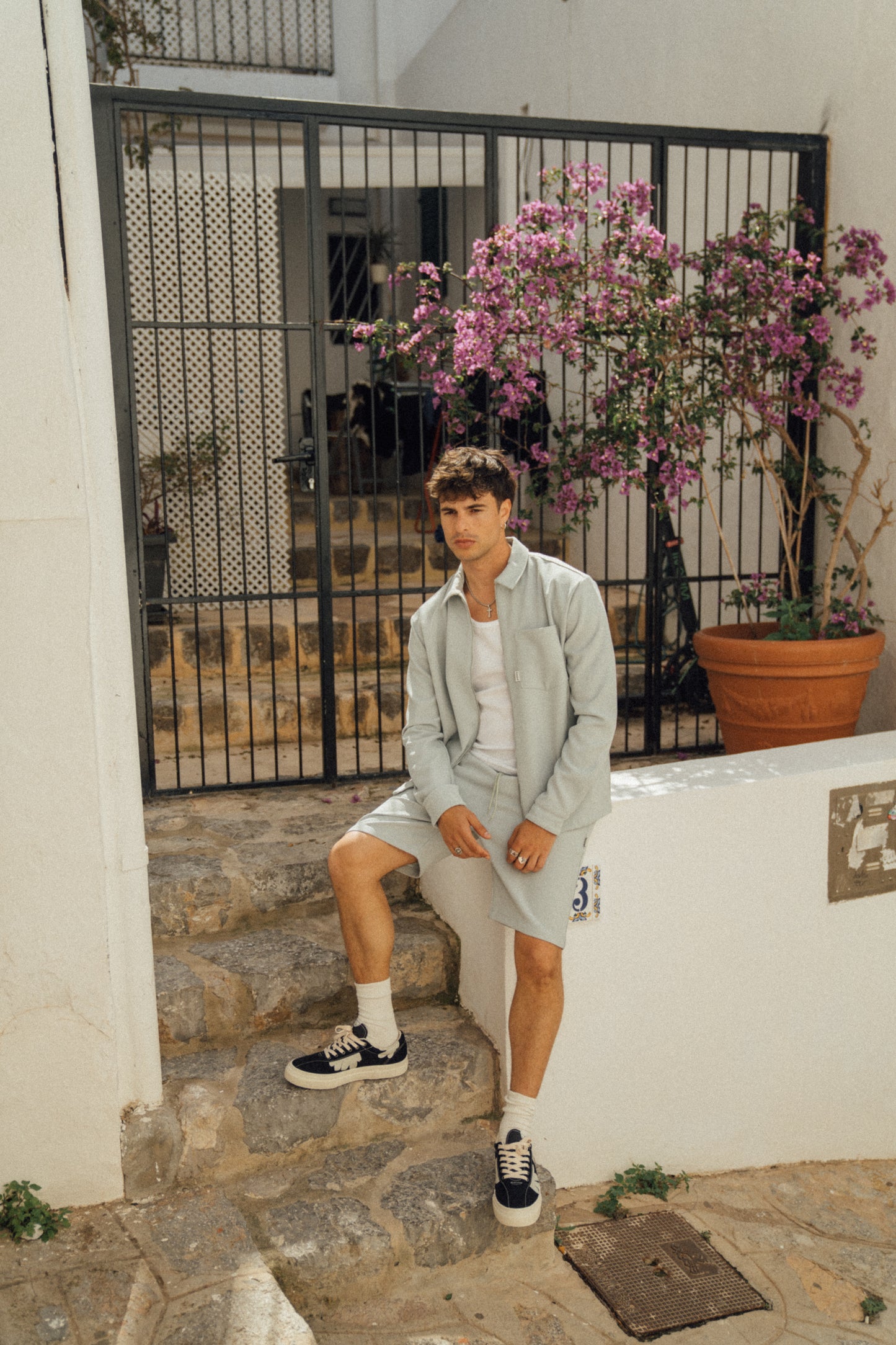 MINT TEXTURED HEAVY SHORTS