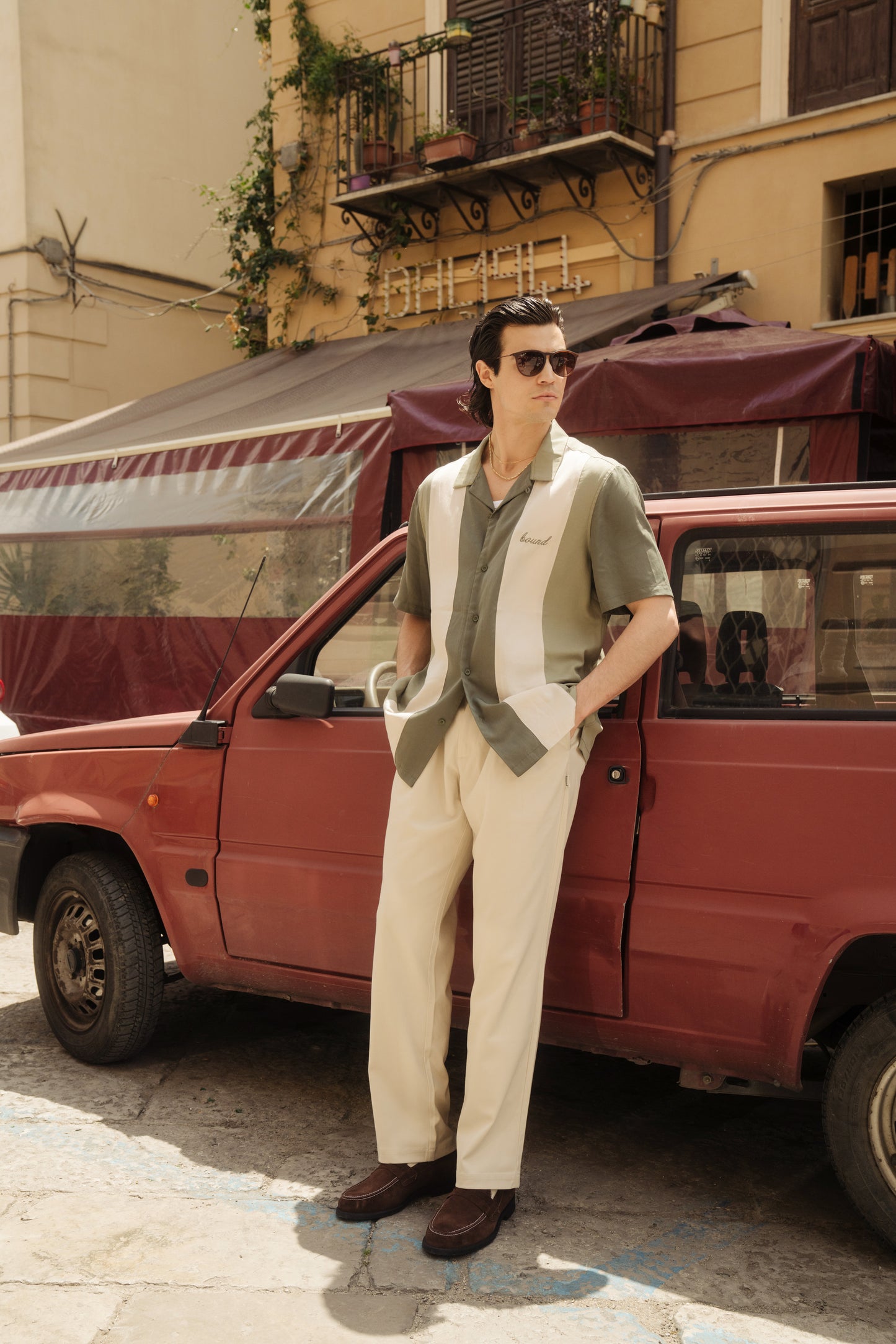 NEW JERSEY BOWLING SHIRT - GREEN