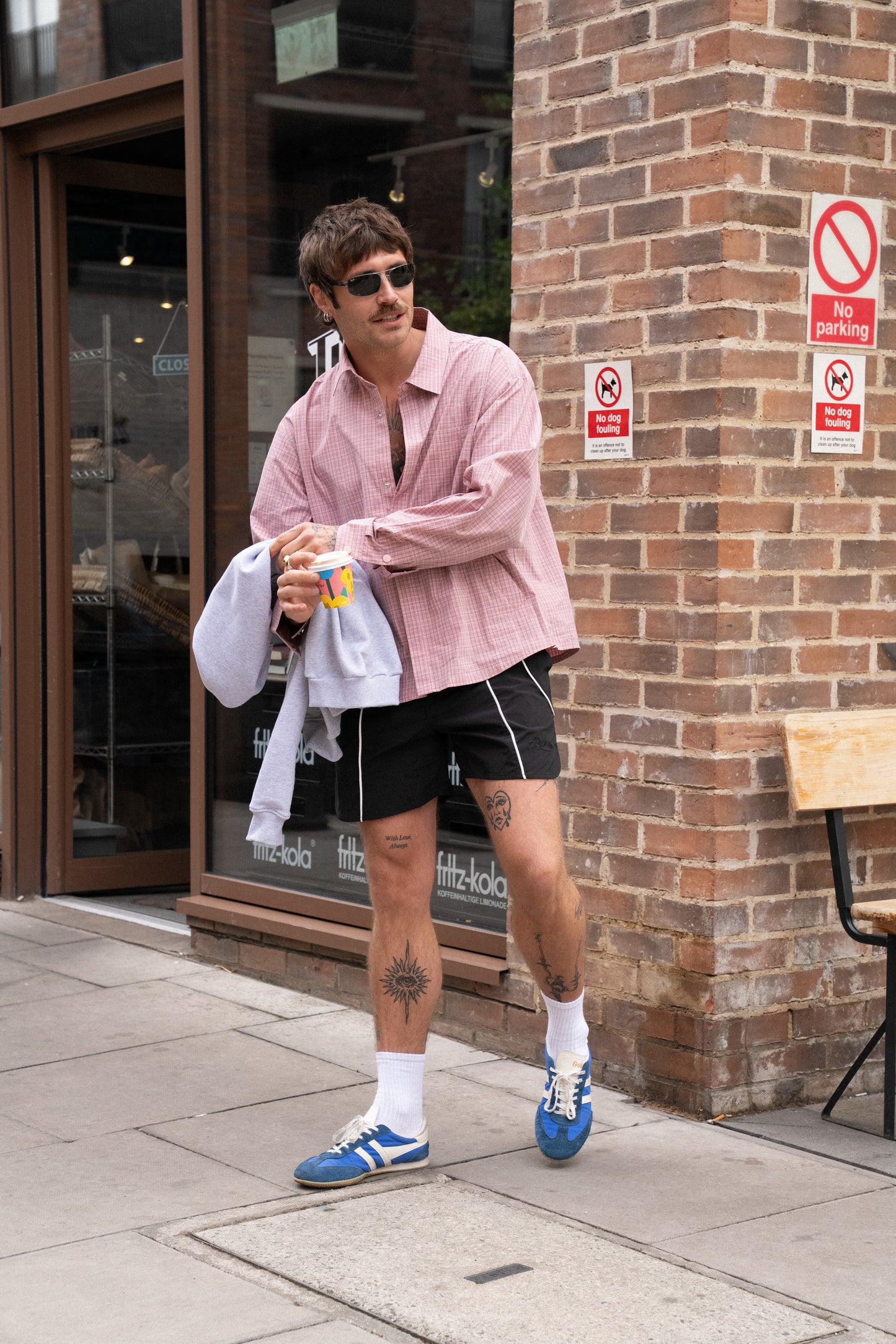 FREDDIE CANDY CHECK BOXY COTTON SHIRT