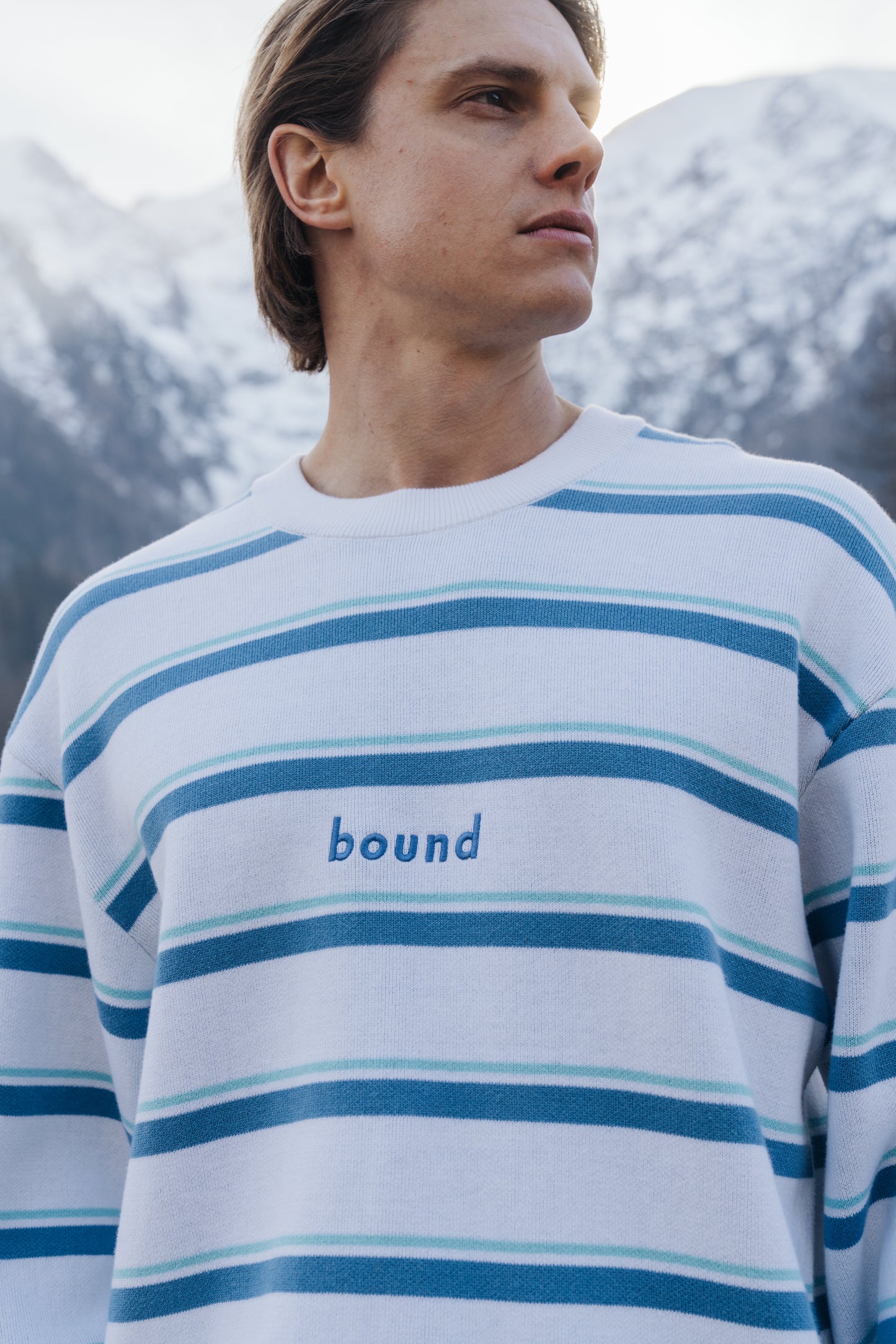 RETRO STRIPE KNIT SWEATER