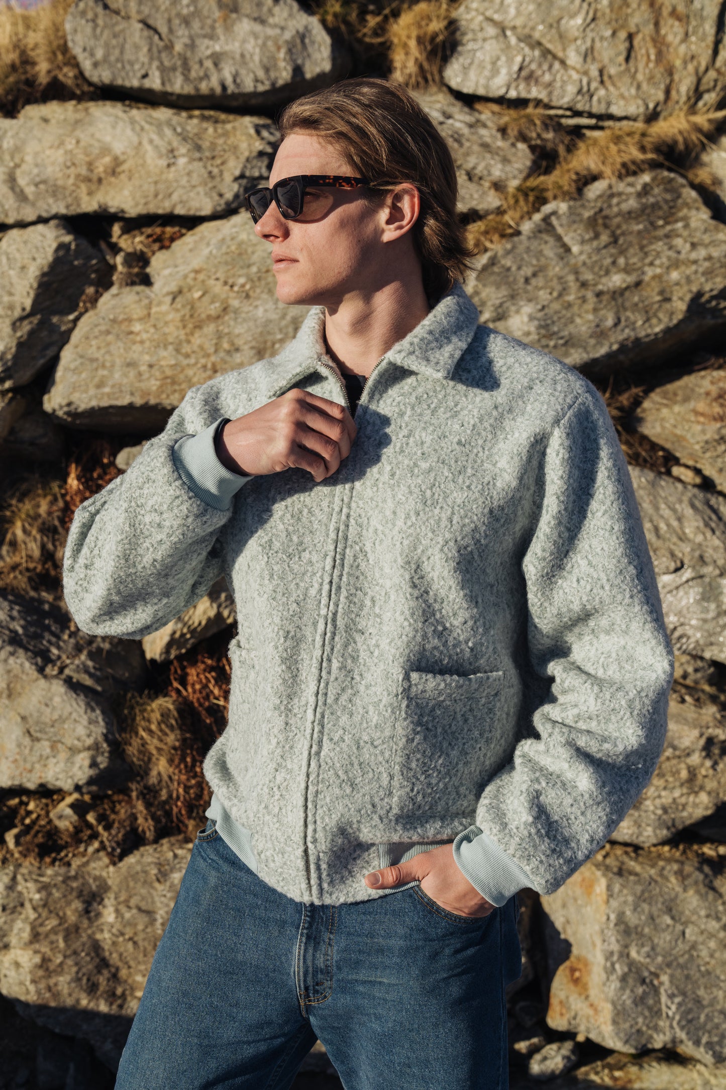CLOUD TEXTURED JACKET