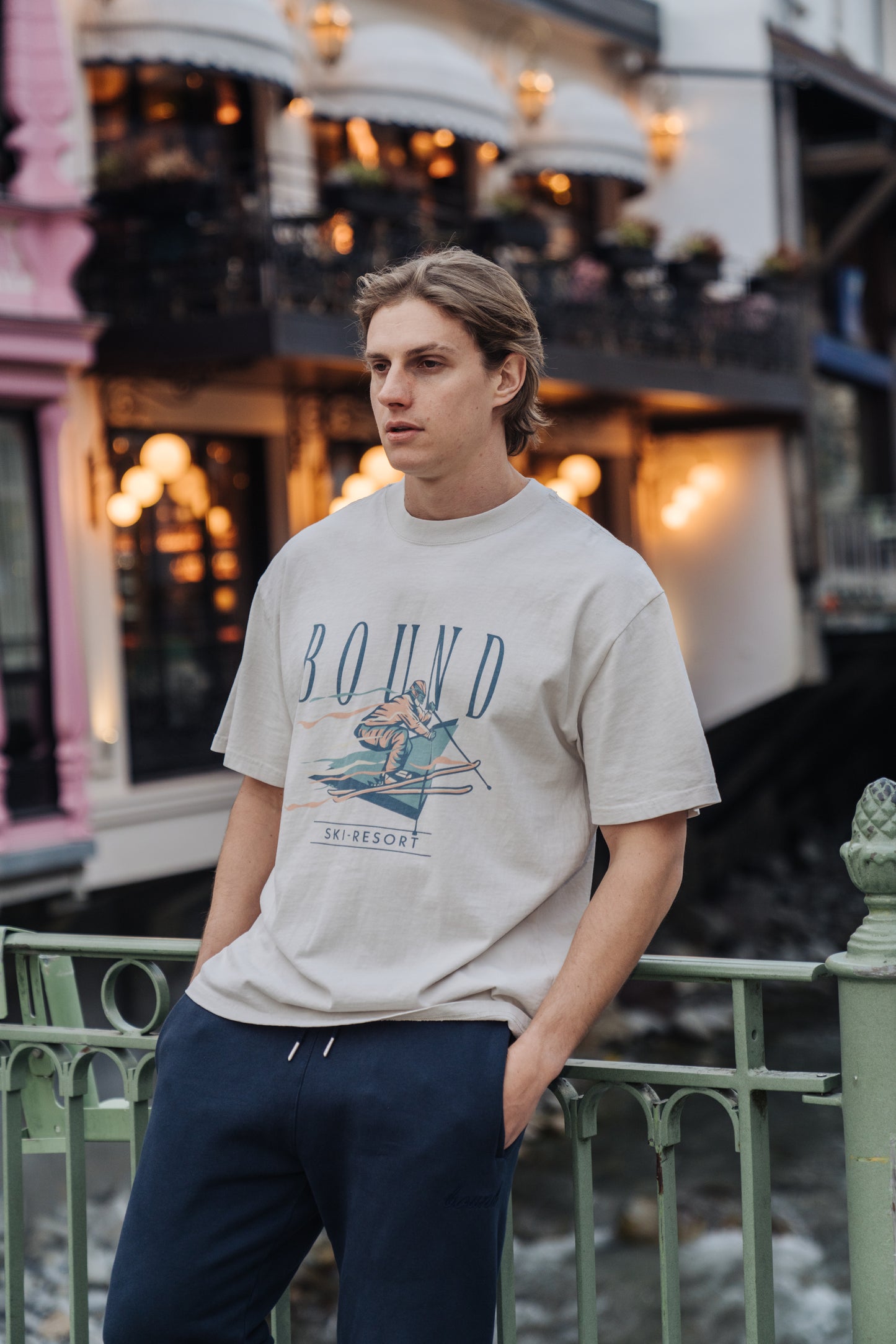 ALPINE RETRO WASHED TEE - STONE