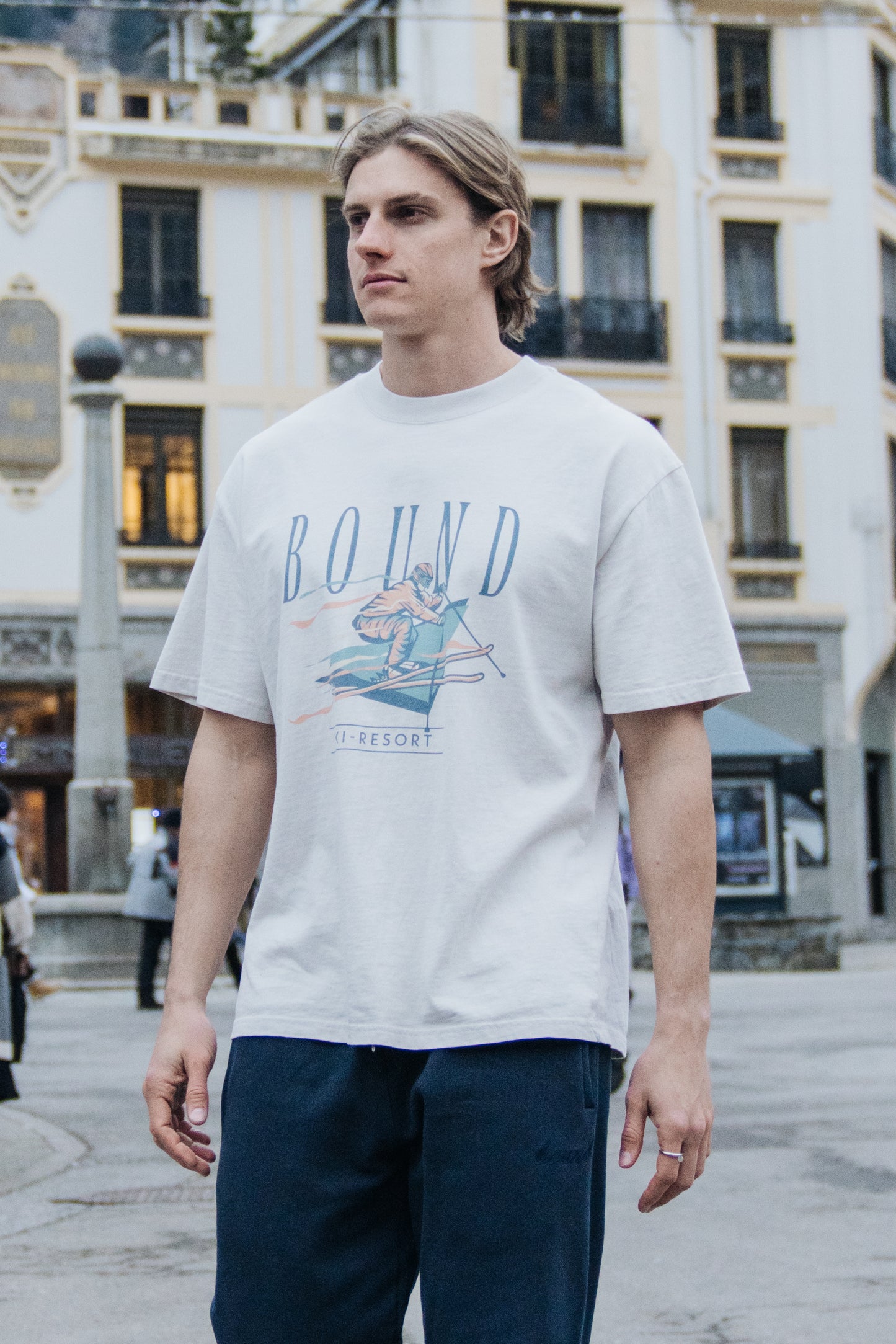 ALPINE RETRO WASHED TEE - STONE